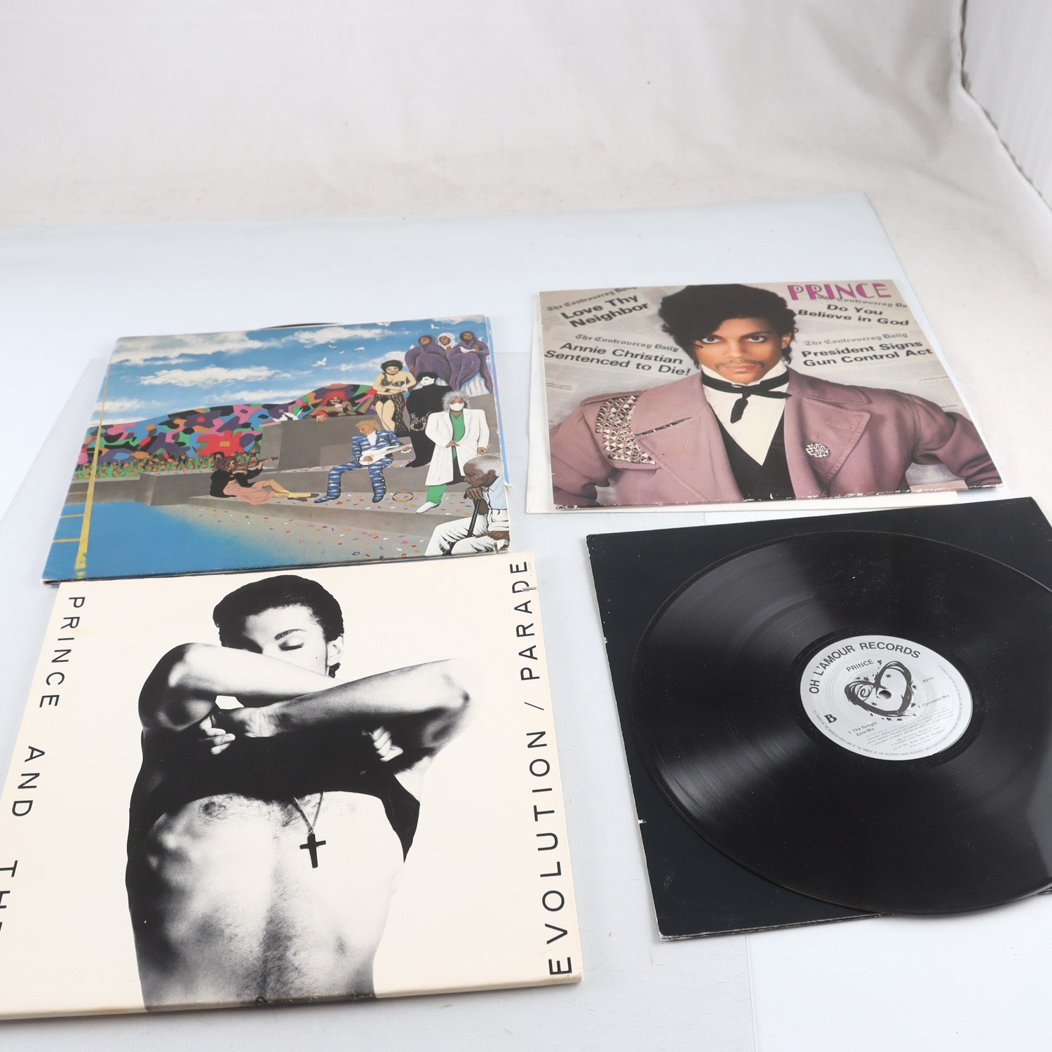 LP, Prince – Controversy, Parade, Almost Black Mix, Around the world in a day