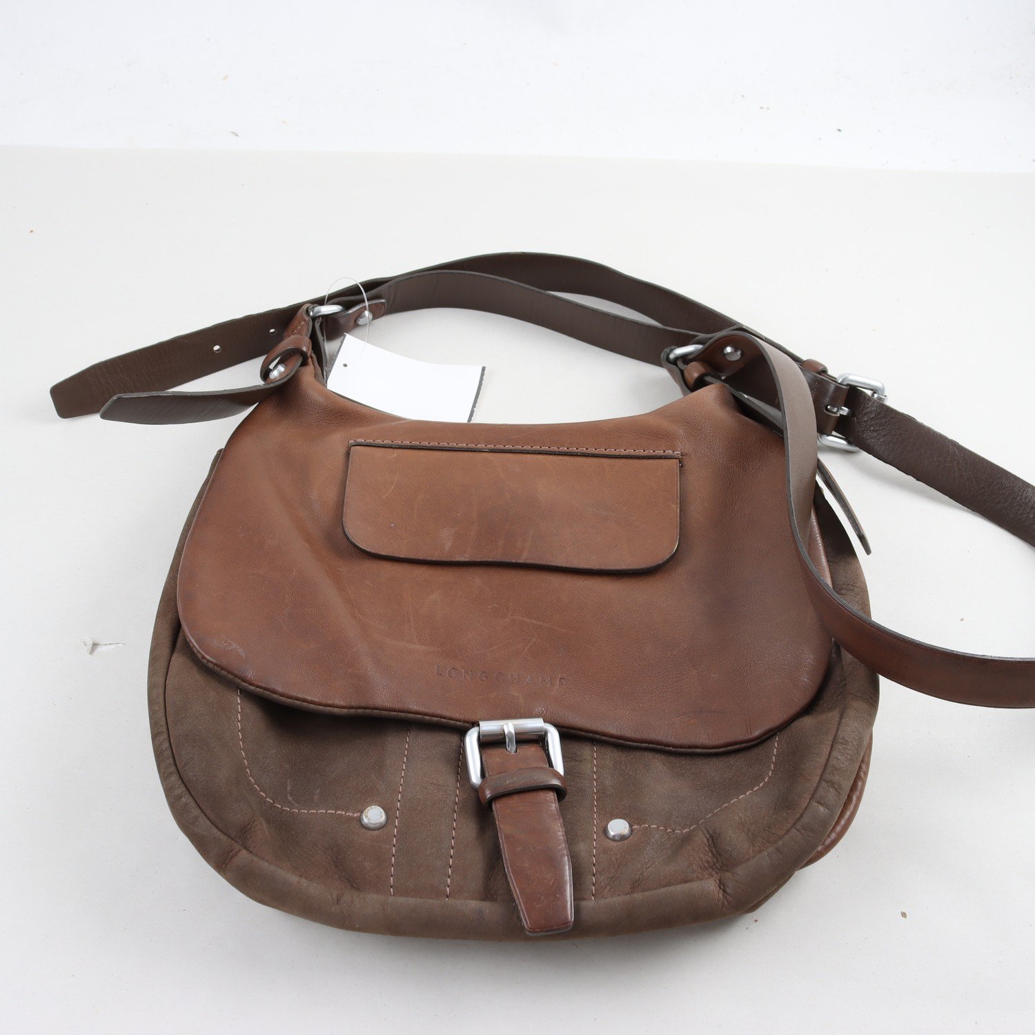Axelremsväska Longchamp, brun