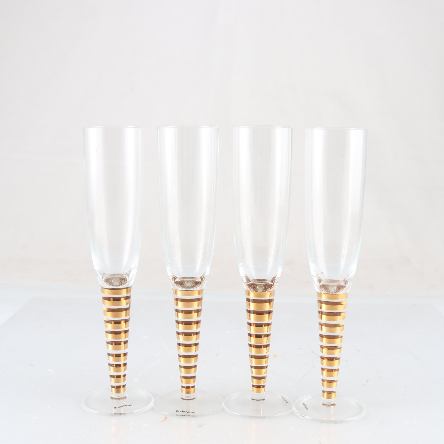 Champagneglas, Boda nova, ’Select’, Liselott Henriksen, 4 st. Samfraktas ej.