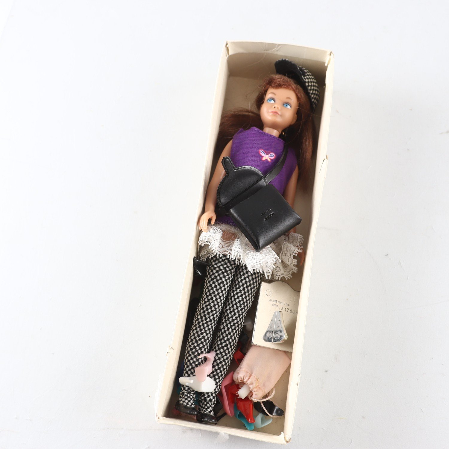 Docka, Barbie mattel, skipper, med tillbehör