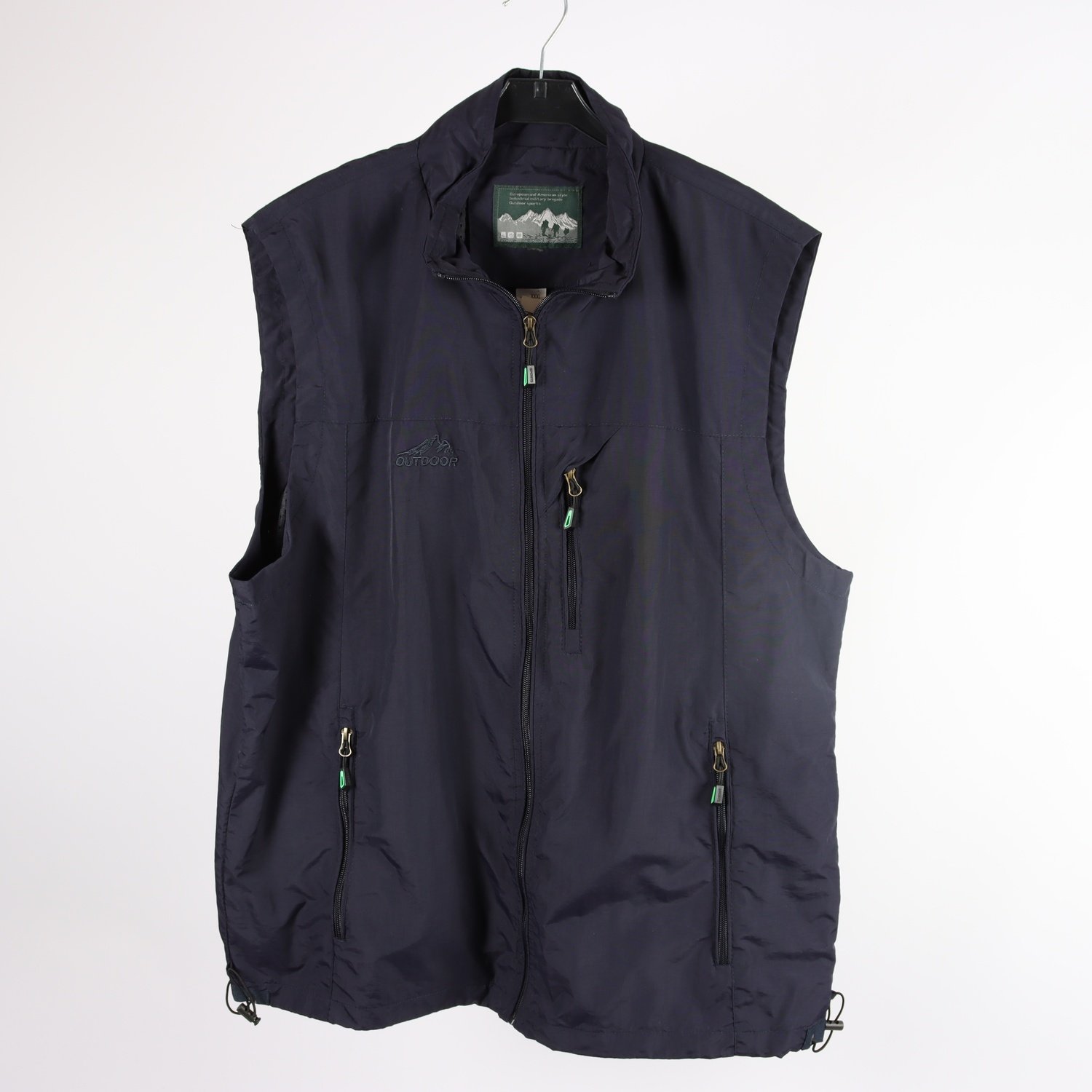 Väst, Outdoor, blå, stl. XXXL
