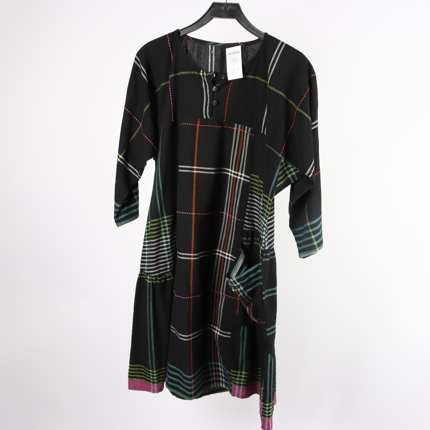 Klänning, Gudrun Sjödén, svart, grå, stl. ca. M