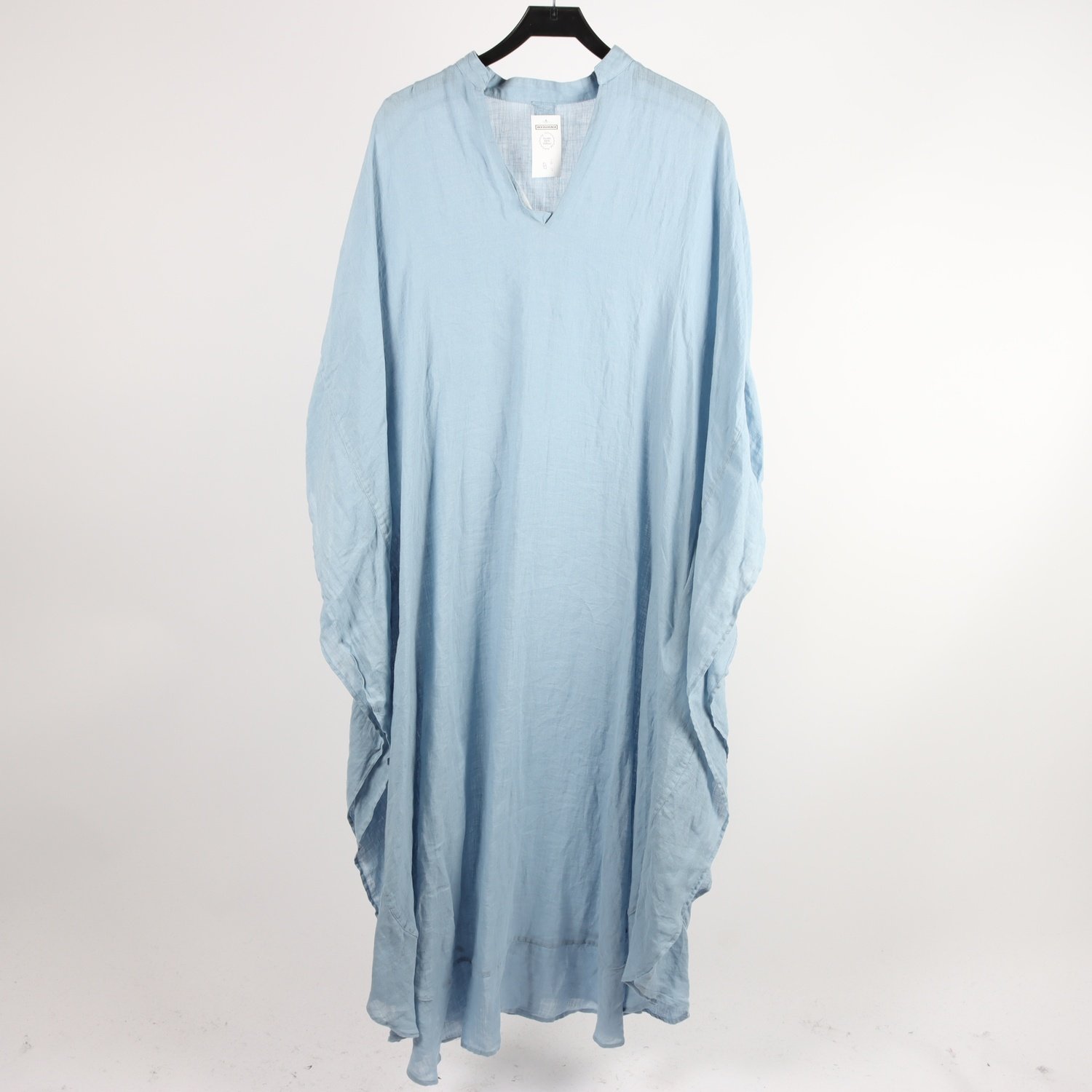Kaftan, Lino, blå, lin, stl. S