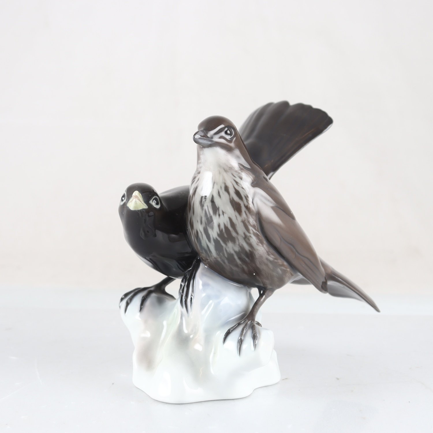 Figurin, porslin, fåglar, Rosenthal. Samfraktas ej.