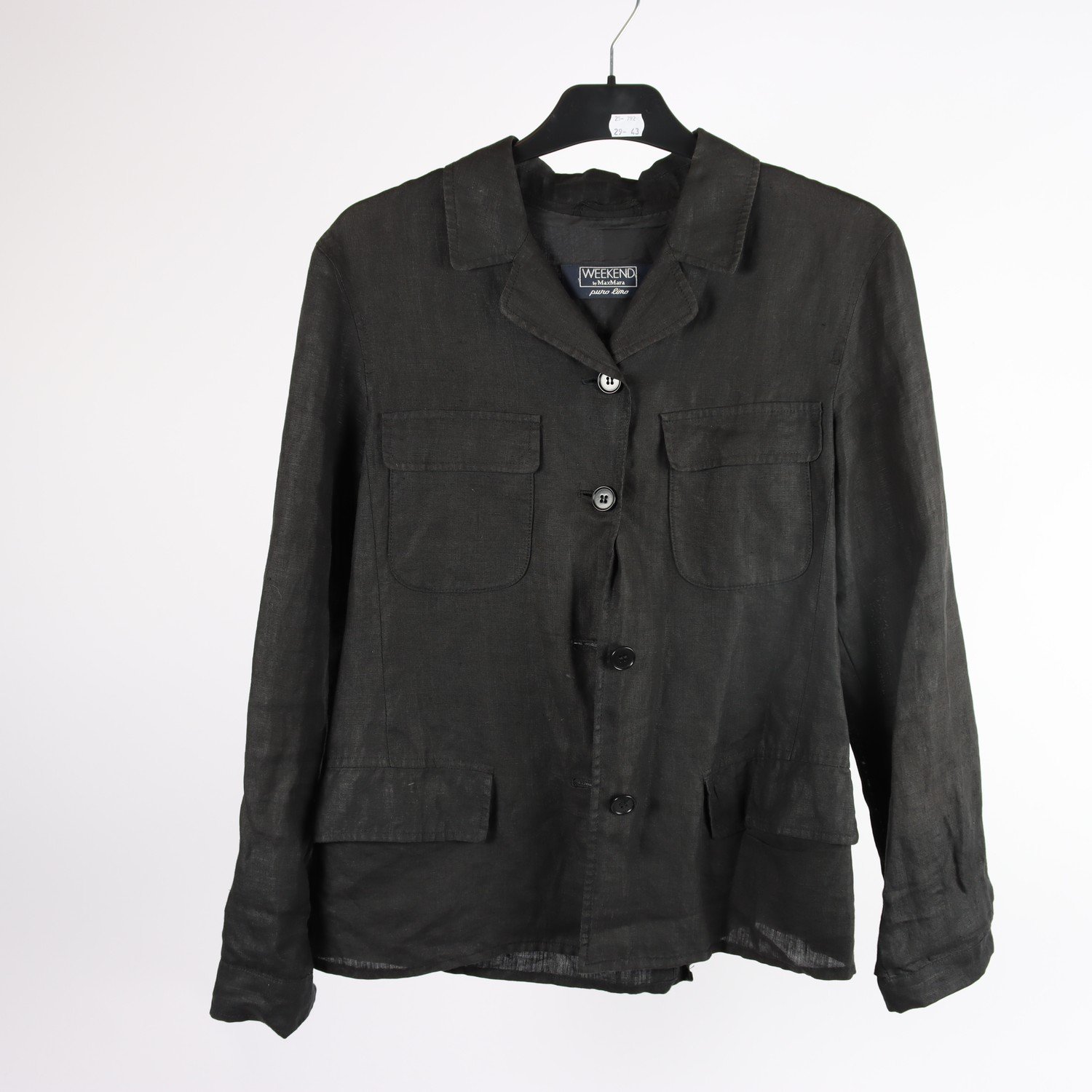Jacka, Weekend by Max Mara, 100% lin, stl. 38