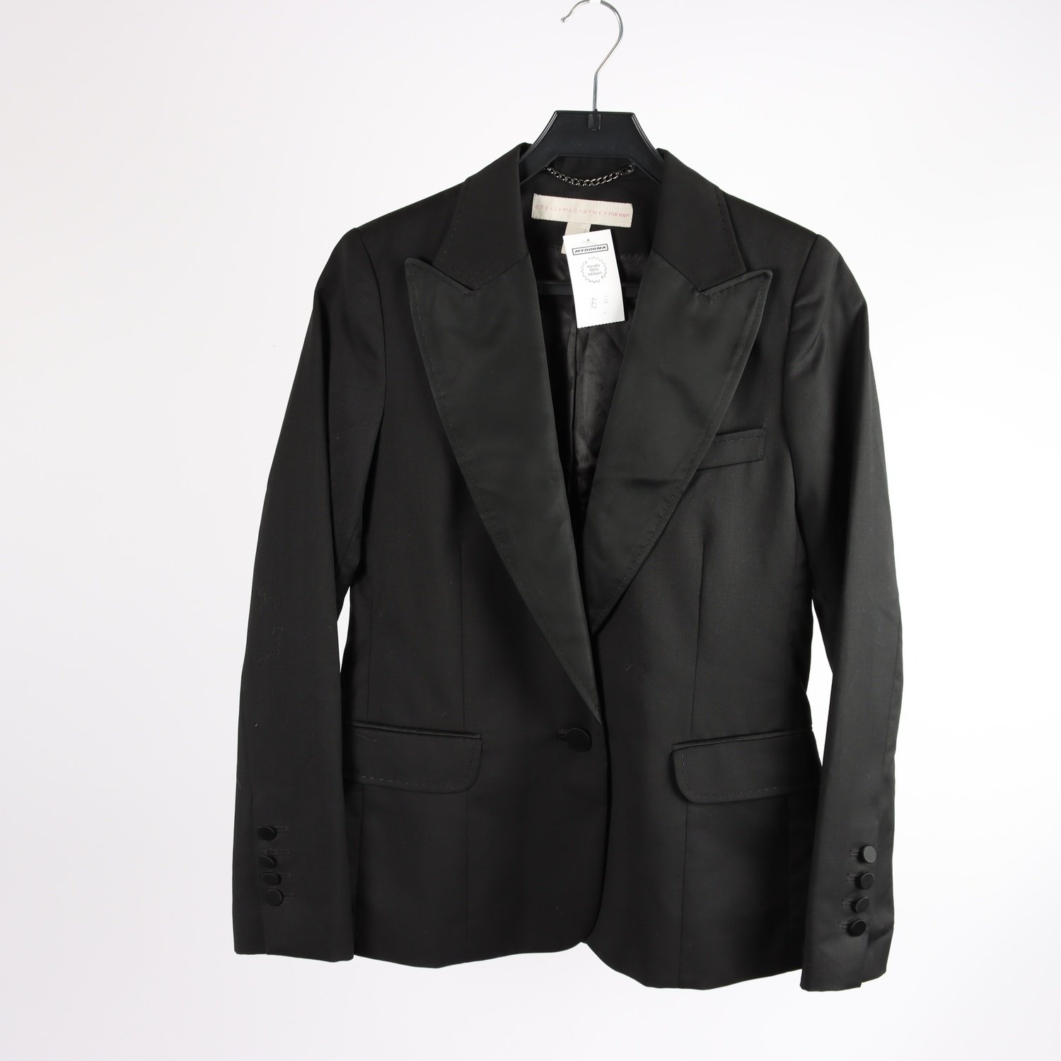 Kavaj, Stellla Mc Cartney x H&M, svart, stl. 38