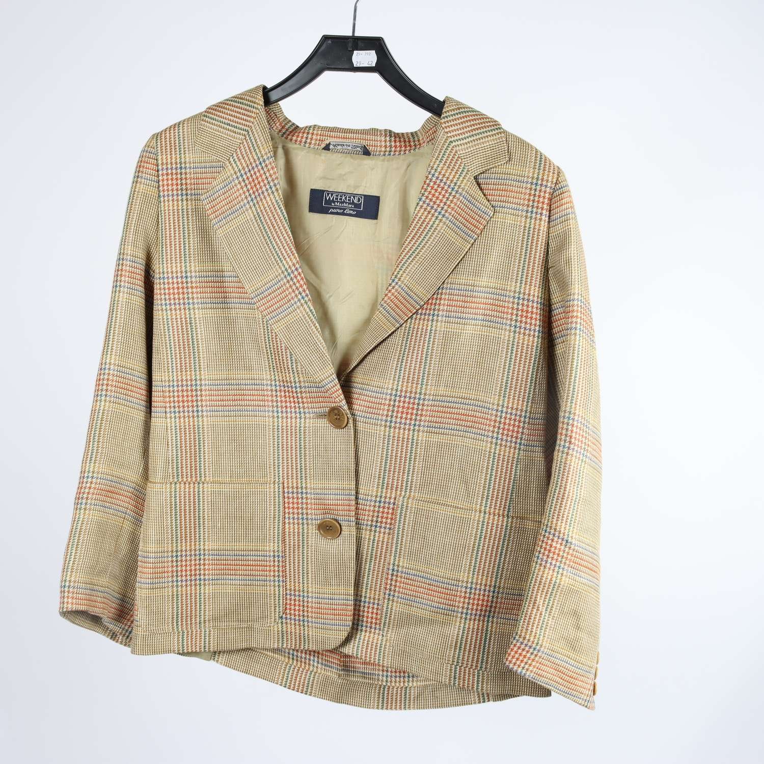 Kavaj, Weekend by Max Mara, 100% lin, stl. 38