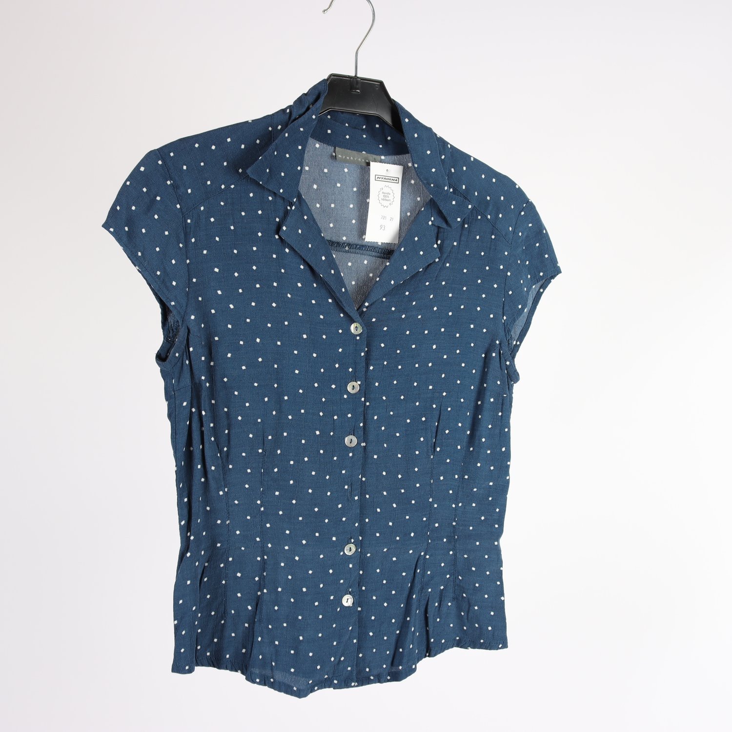 Blus, Nygårdsanna, blå, stl. 34