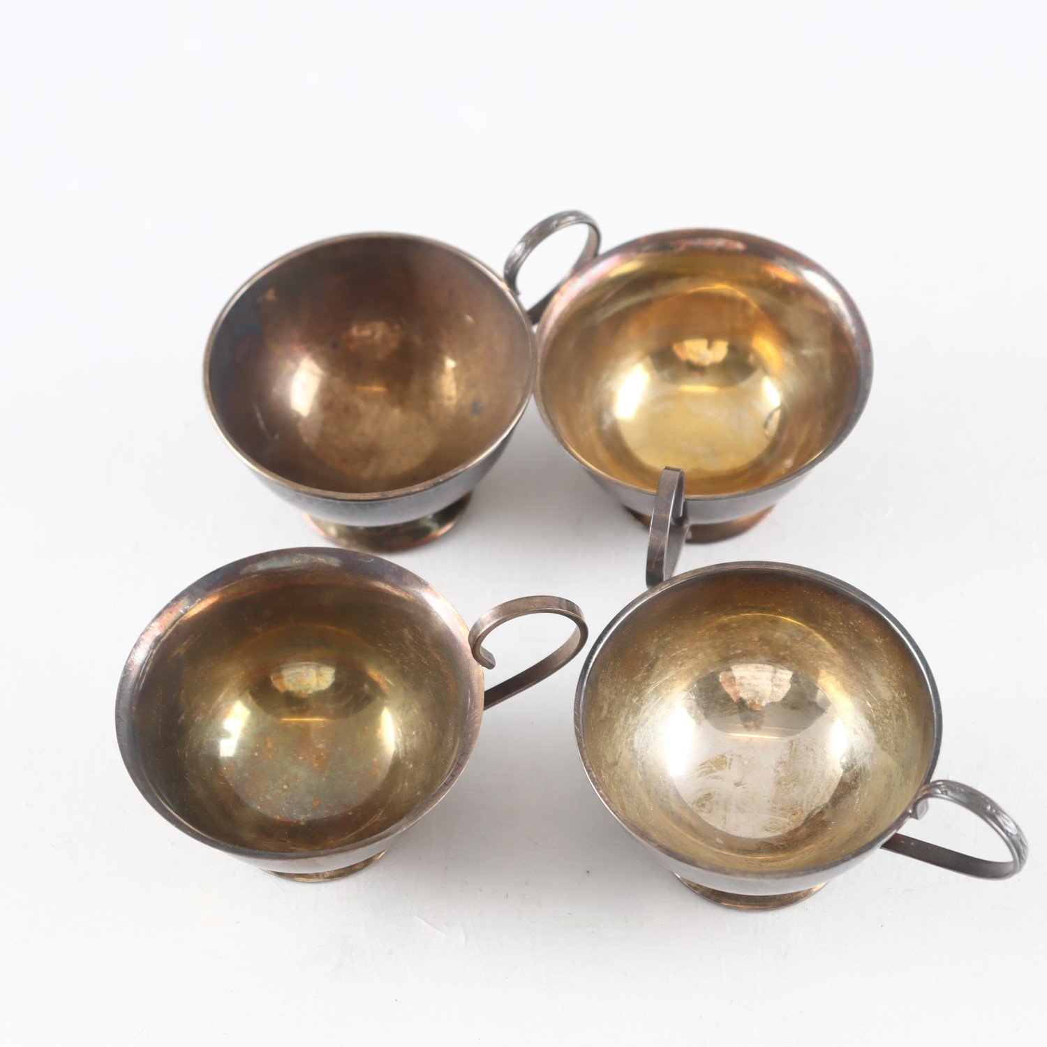 Punchkoppar, silver, GAB, 1966, CGR, 1971, Stockholm, 4 st