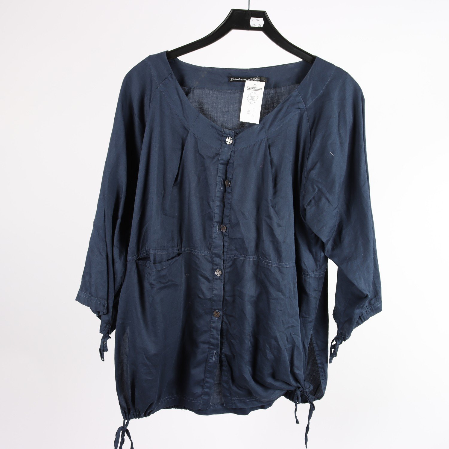 Blus, Gudrun Sjödén, blå, stl. L