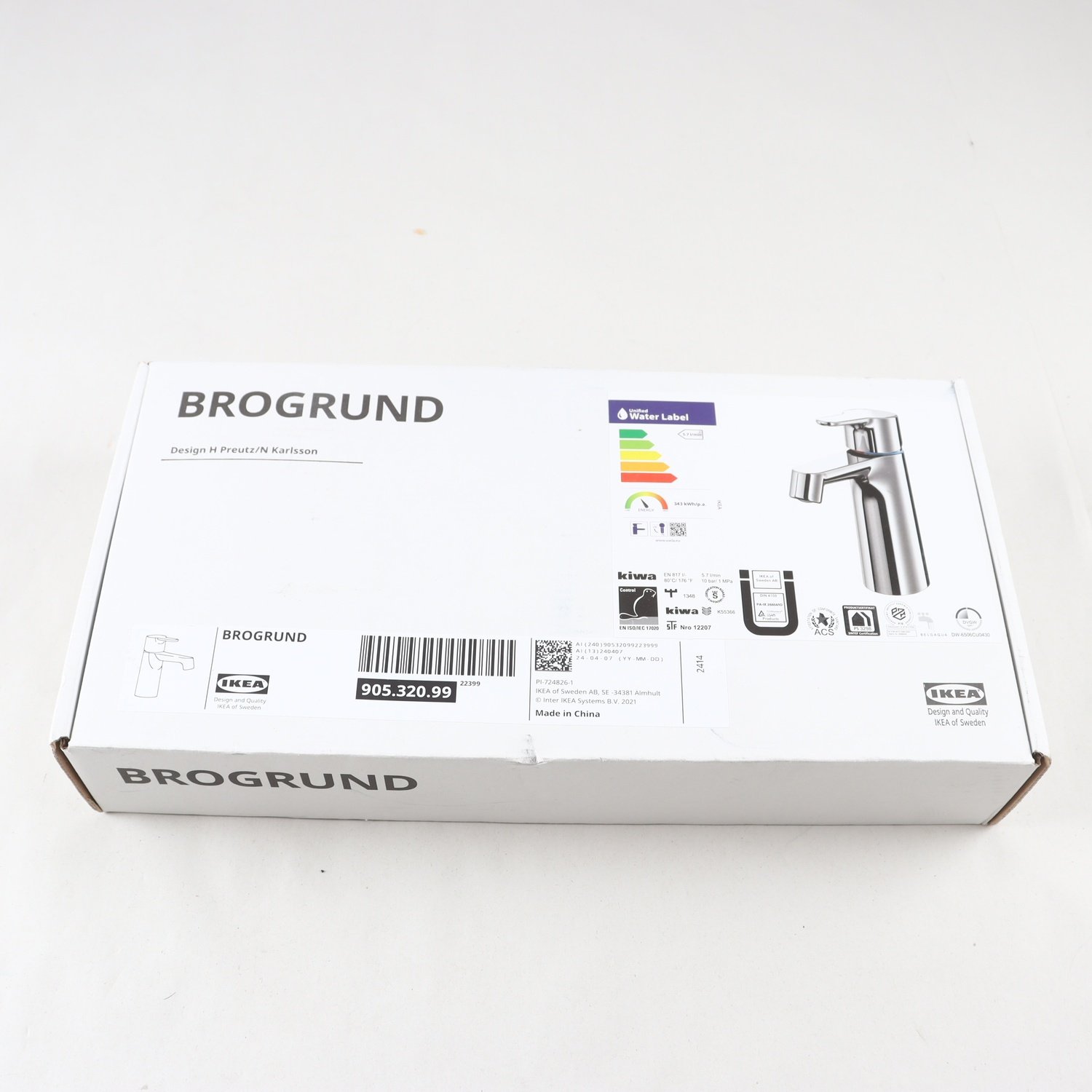 Köksblandare, Brogrund.