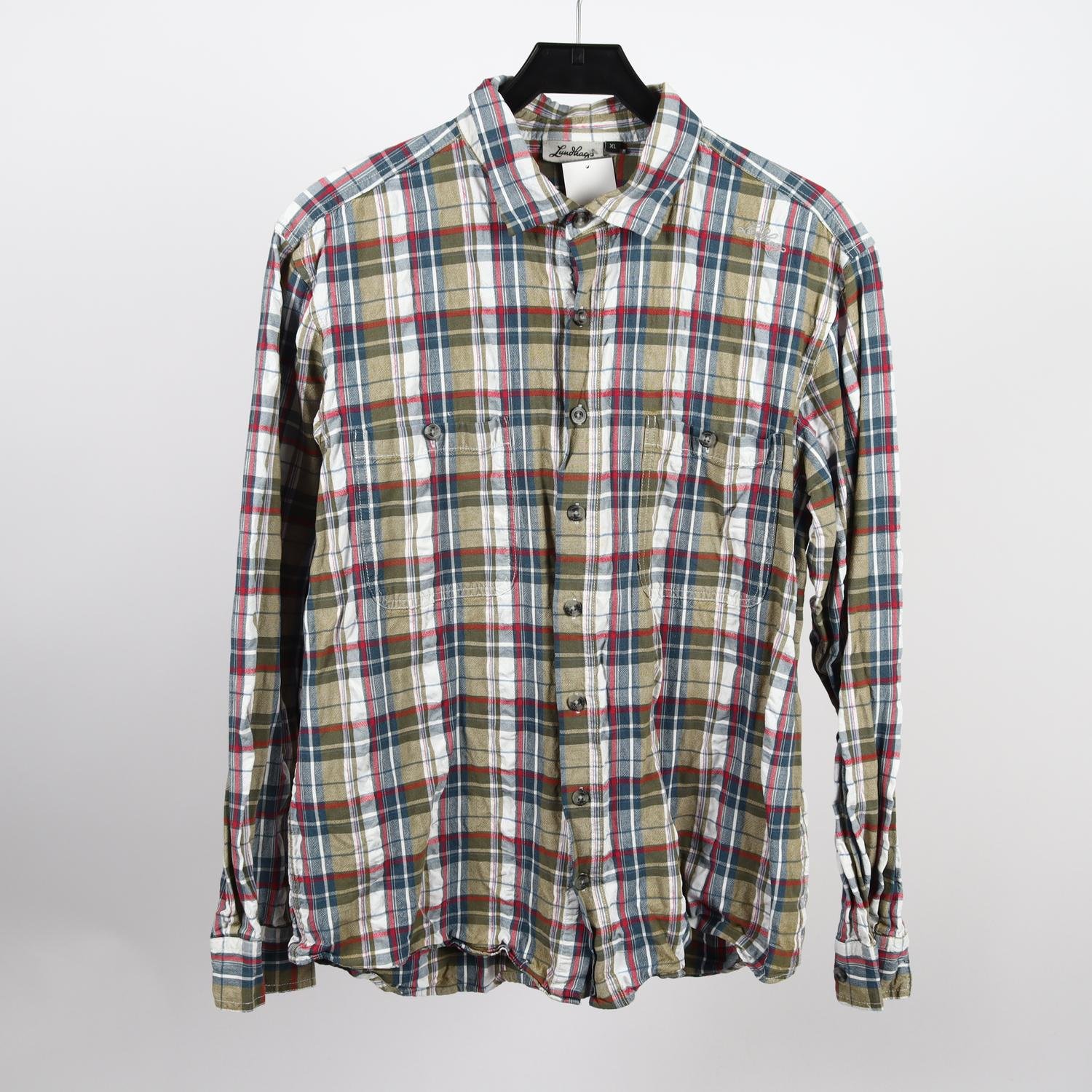 Skjorta, Lundhags, rutig, stl. XL