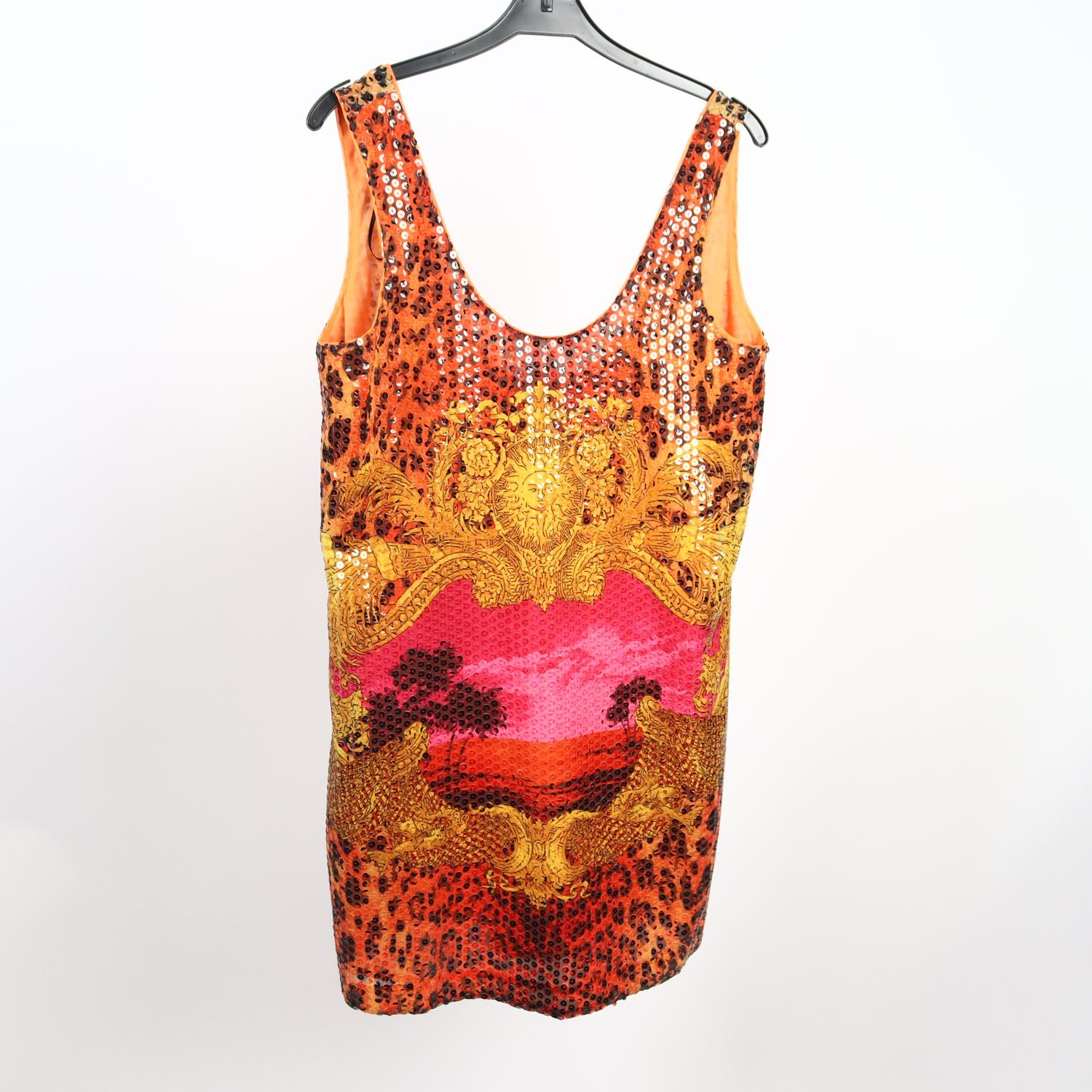 Klänning, Versace x H&M, mönstrad, stl. 36