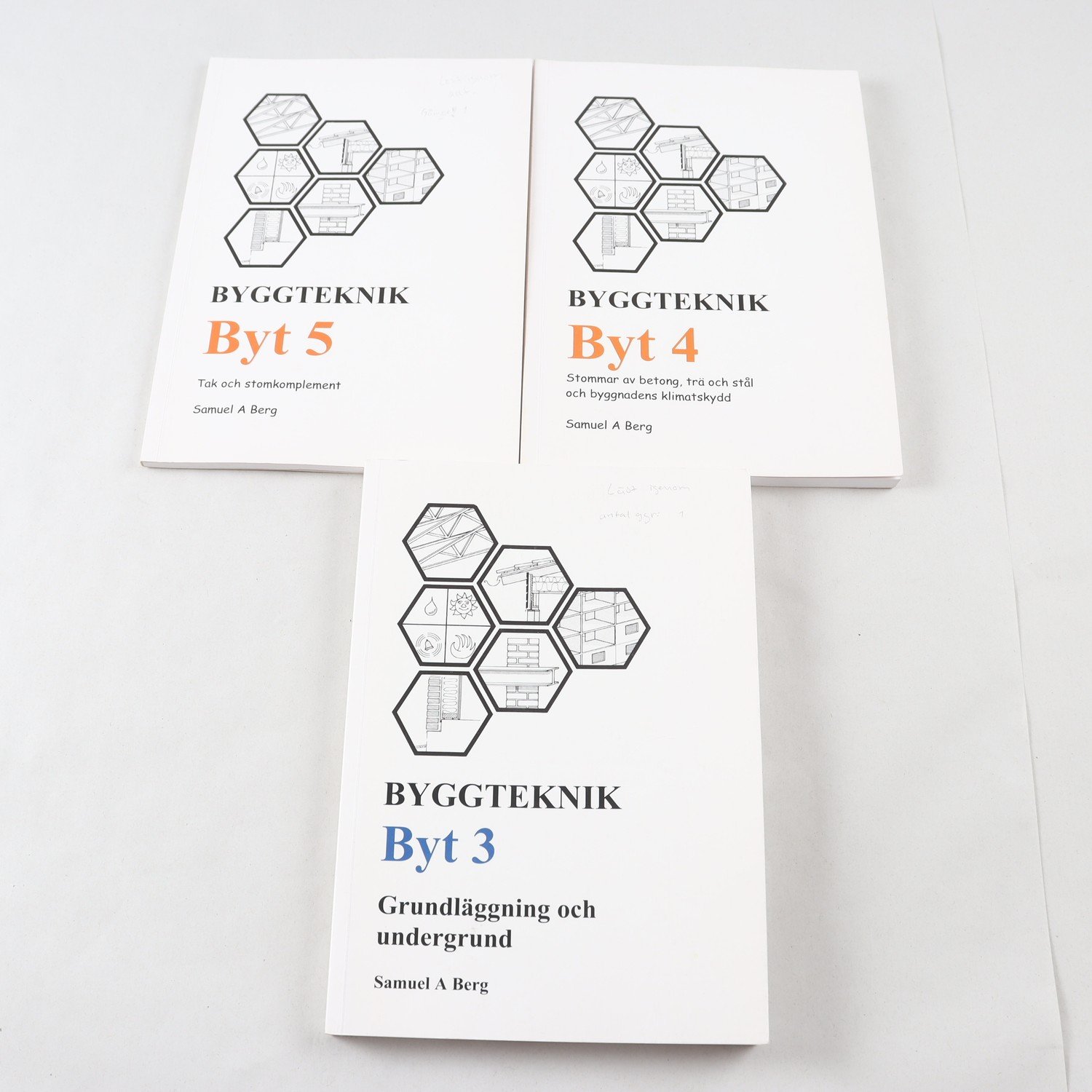 Samuel A Berg, Byggteknik Byt 3, 4 & 5