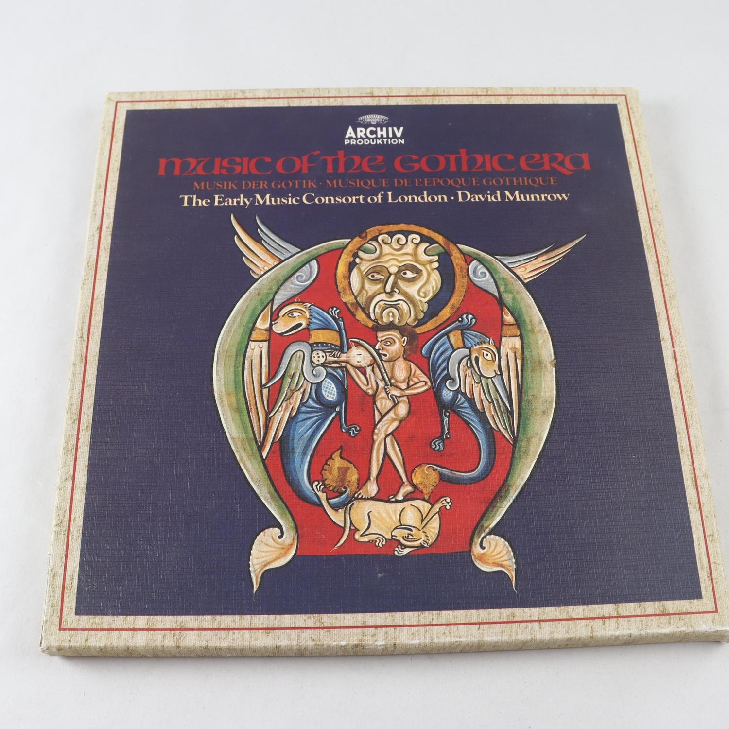 LP The Early Music Consort Of London, David Munrow, Music Of The Gothic Era