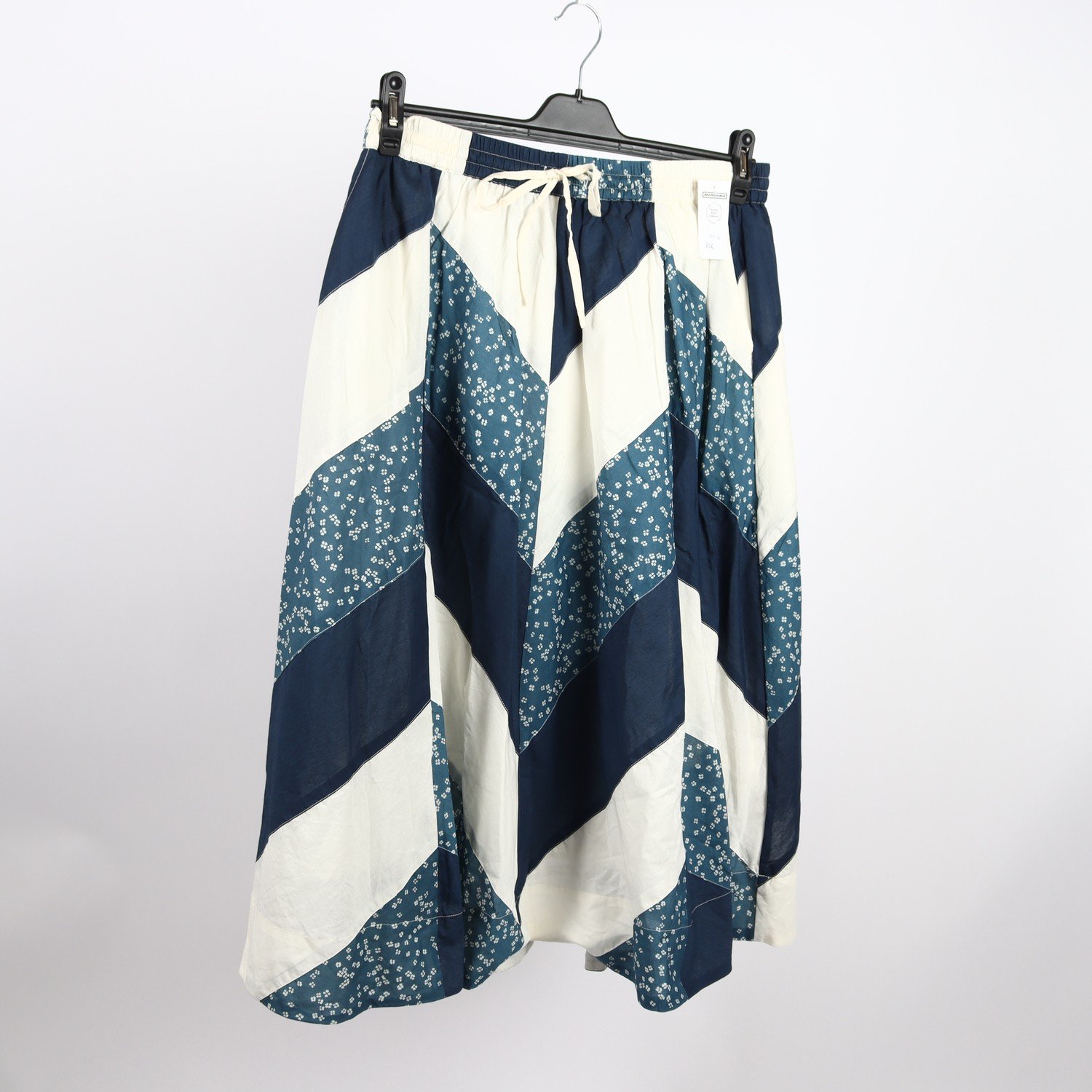 Kjol, Lollys Laundry, blå, vit, stl. XL