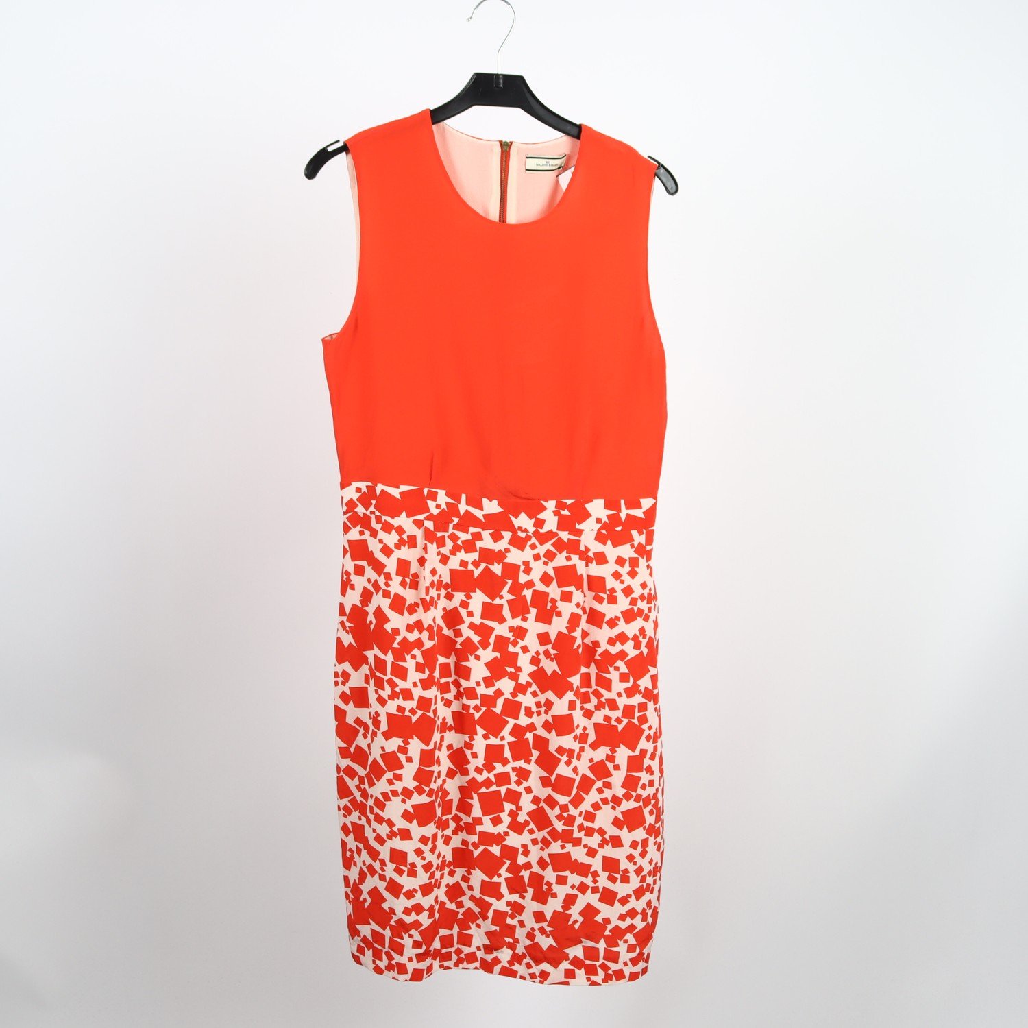 Klänning, By Malene Birger, orange, vit, stl. 38