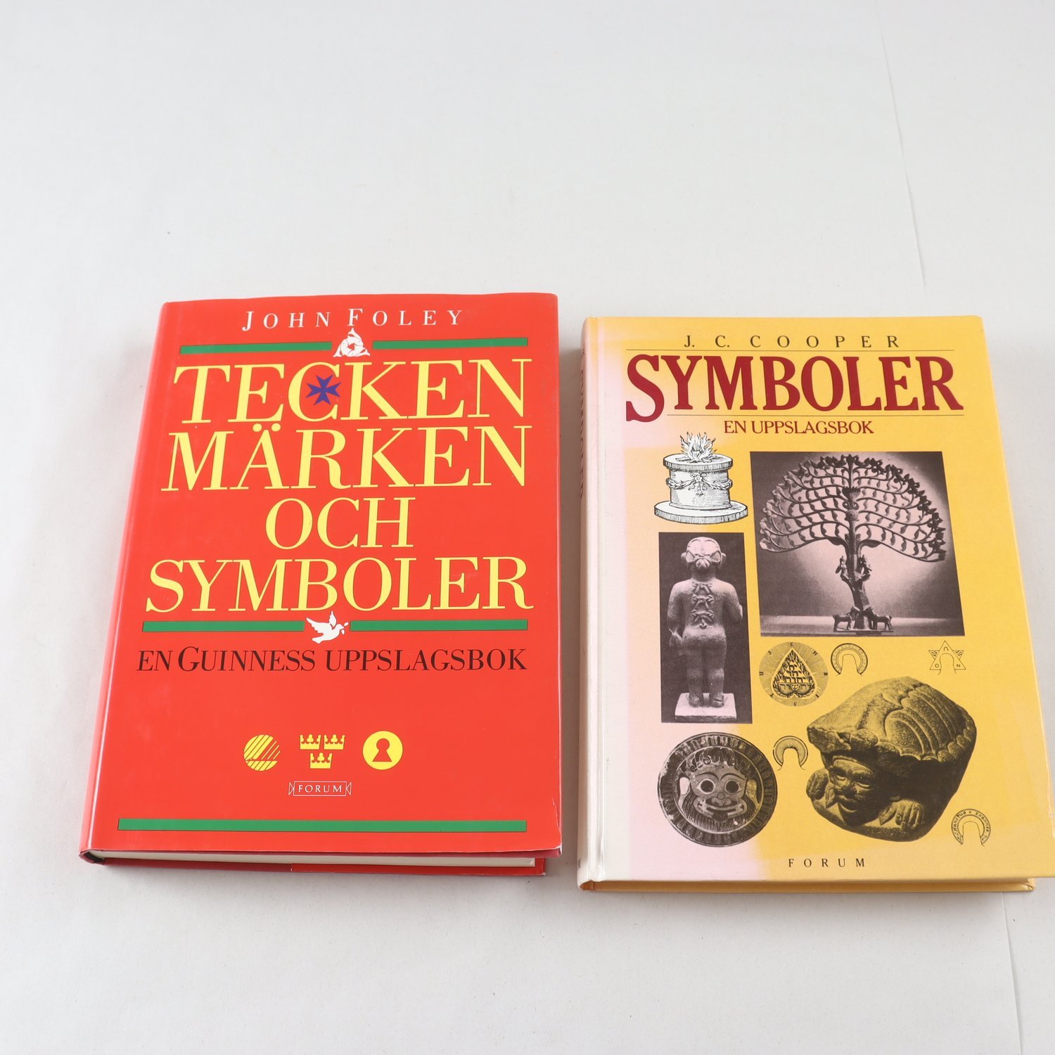 Paket: Uppslagsböcker om tecken och symboler, 2 volymer
