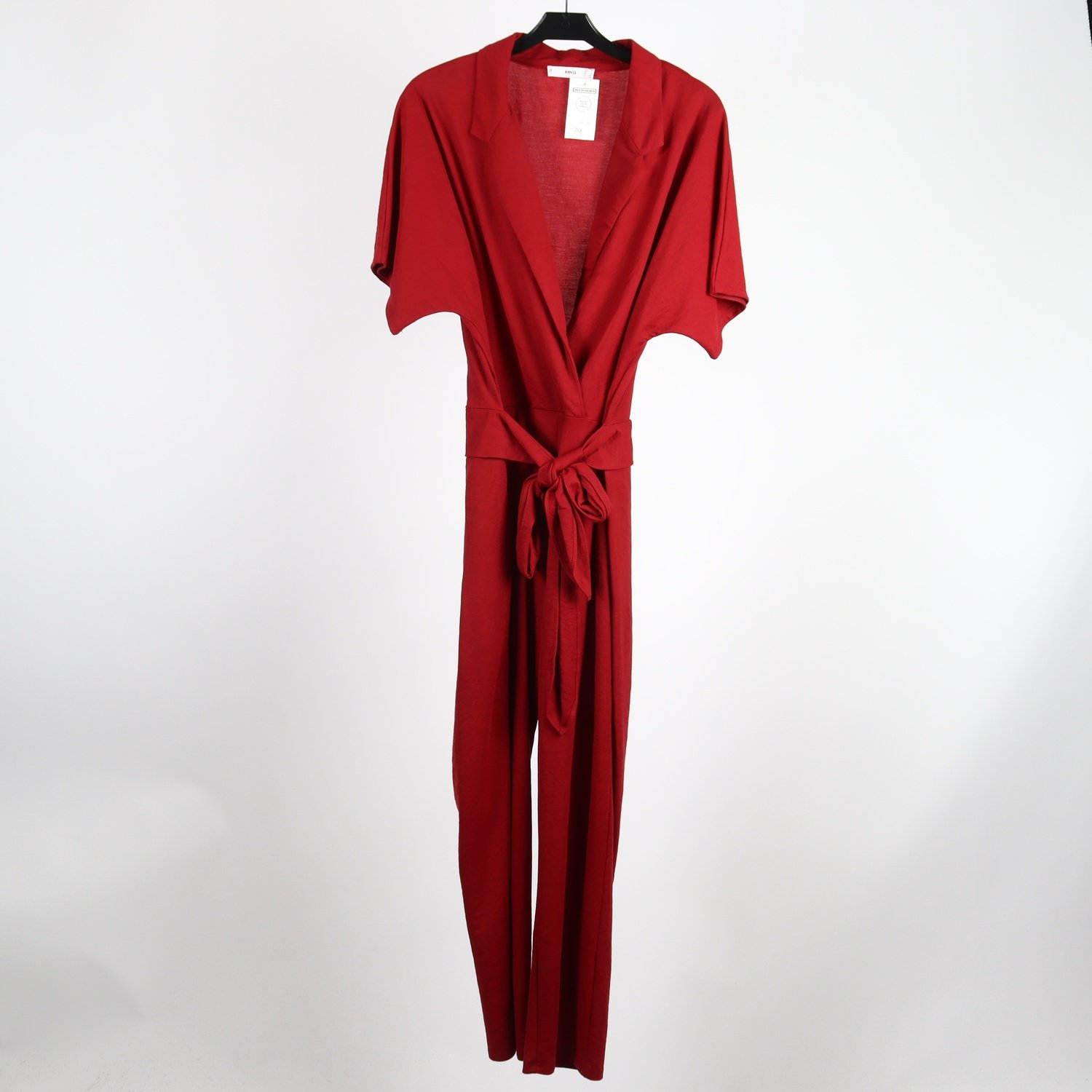 Byxdress, Mango, vinröd, stl. M