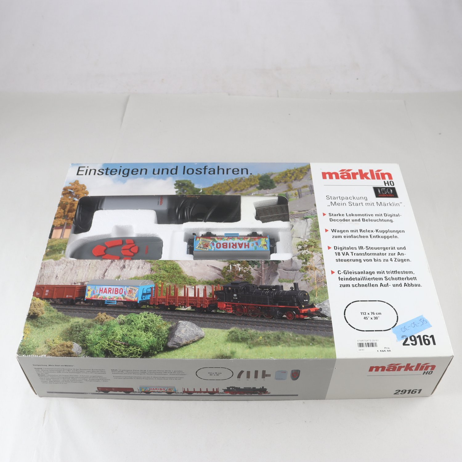 Tågset, Märklin ho. Samfraktas ej.