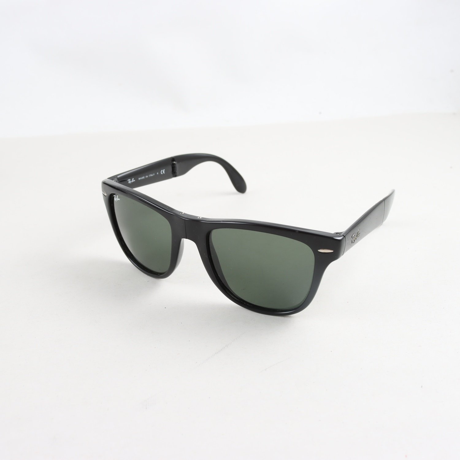 Solglasögon, acetat, Ray Ban Folding Wayfarer, svarta