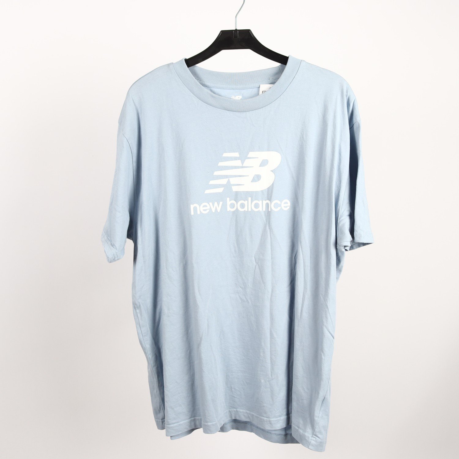 T-shirt, New Balance, blå, stl. L