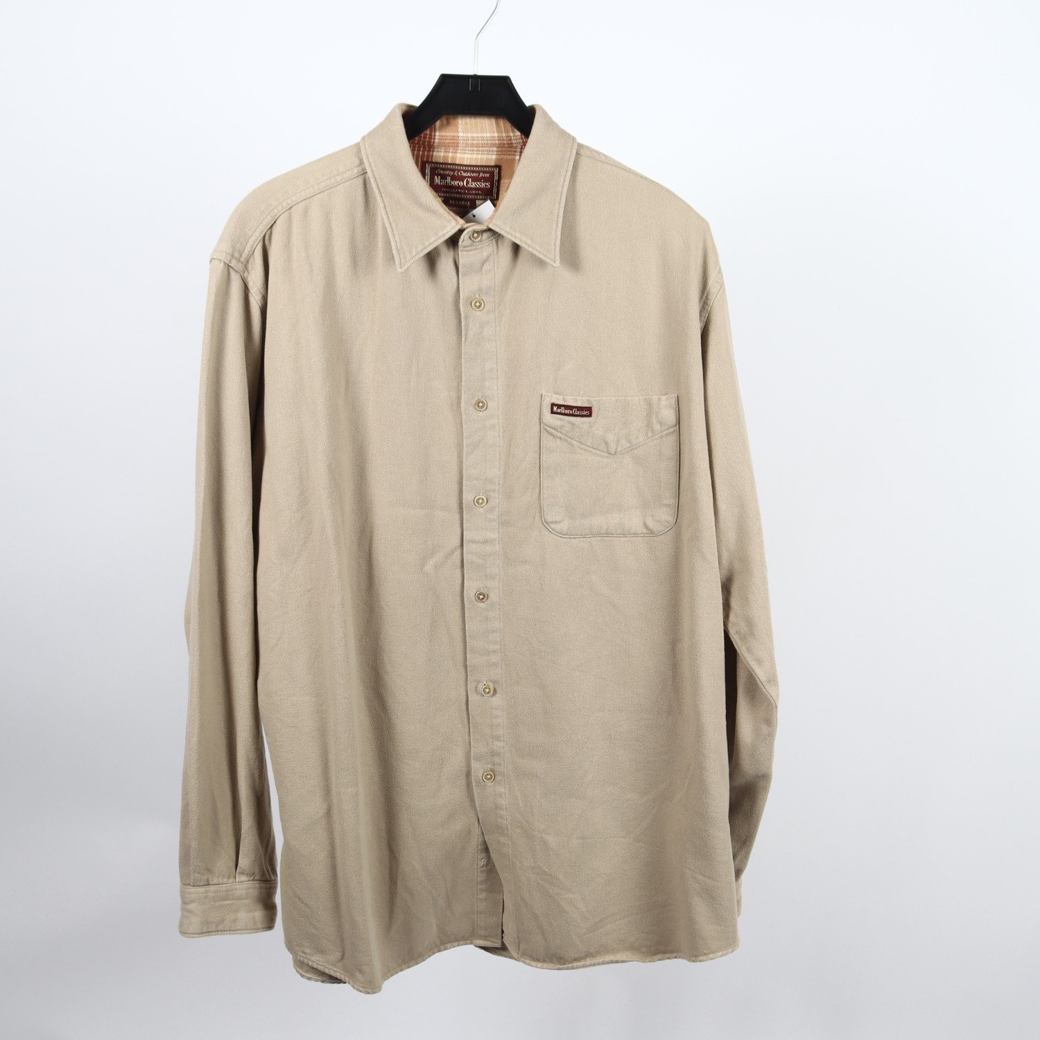Skjorta, Marlboro Classics, beige, stl. XXL