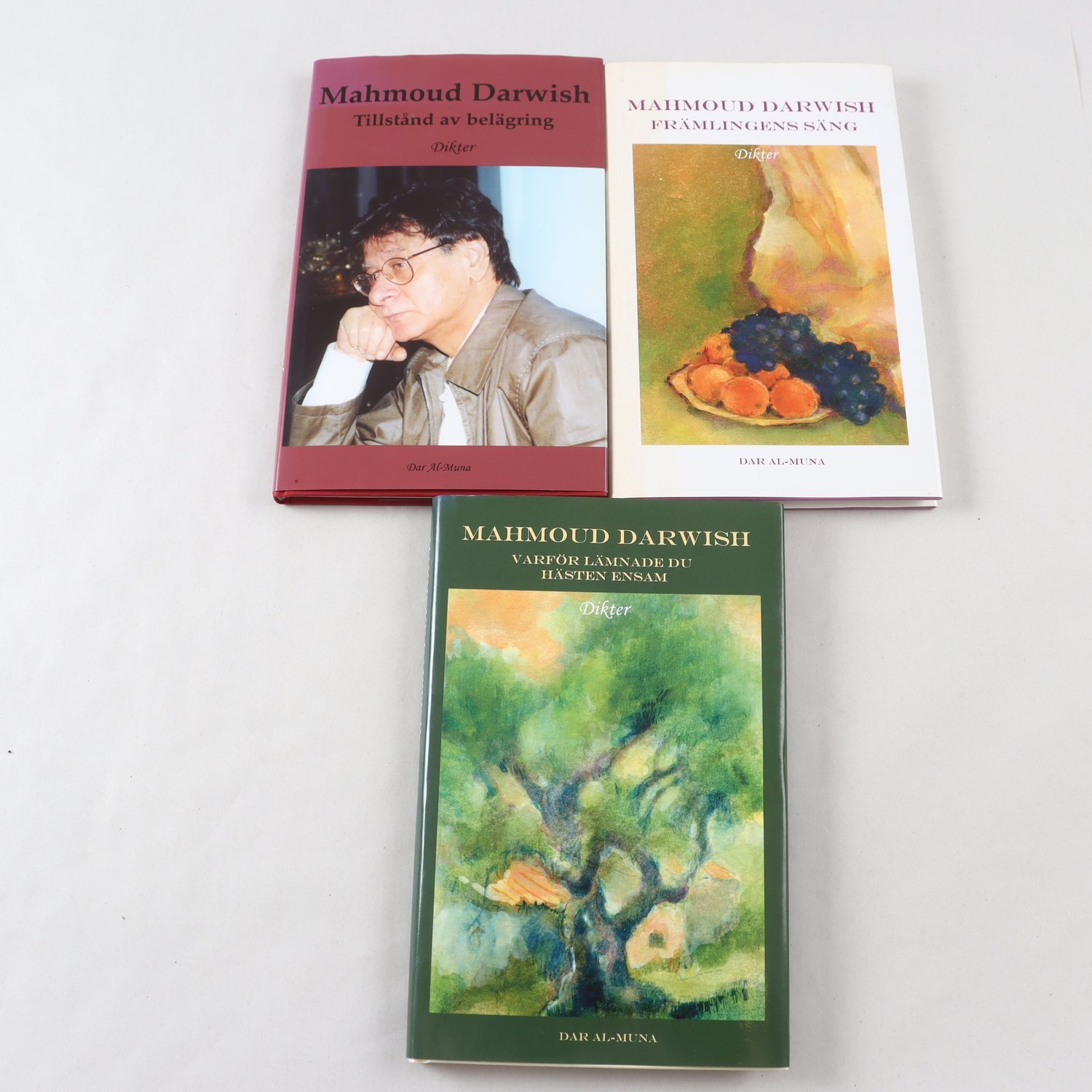 Mahmoud Darwish, bokpaket med 3 volymer