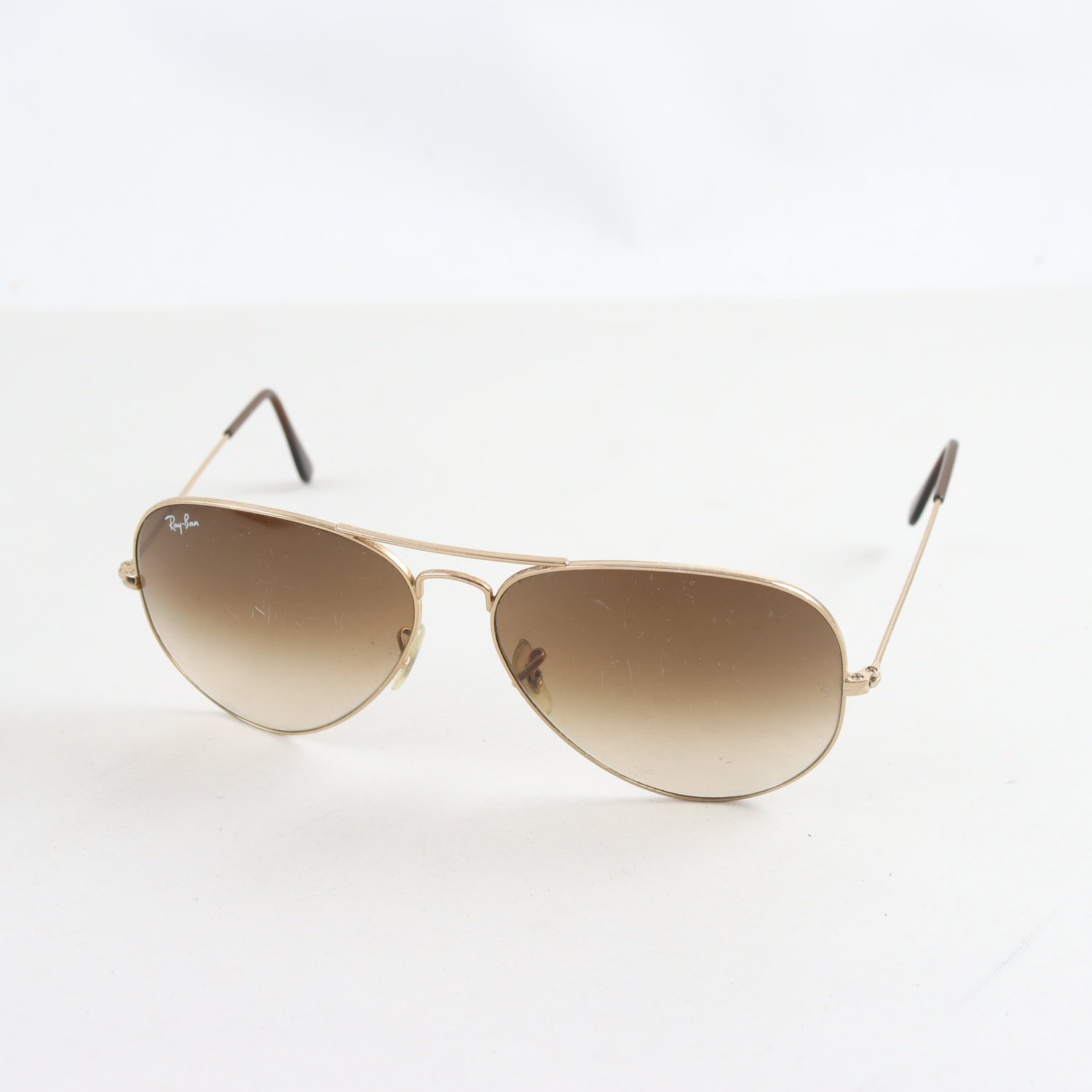 Solglasögon, metall, Ray Ban Aviator Large, guld