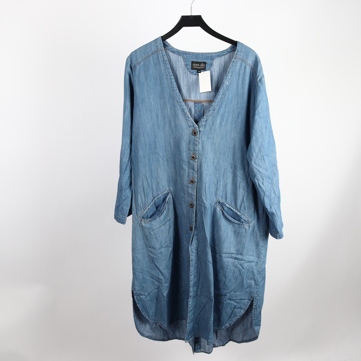 Jeansklänning, Olars Ulla, blå, stl. S-M