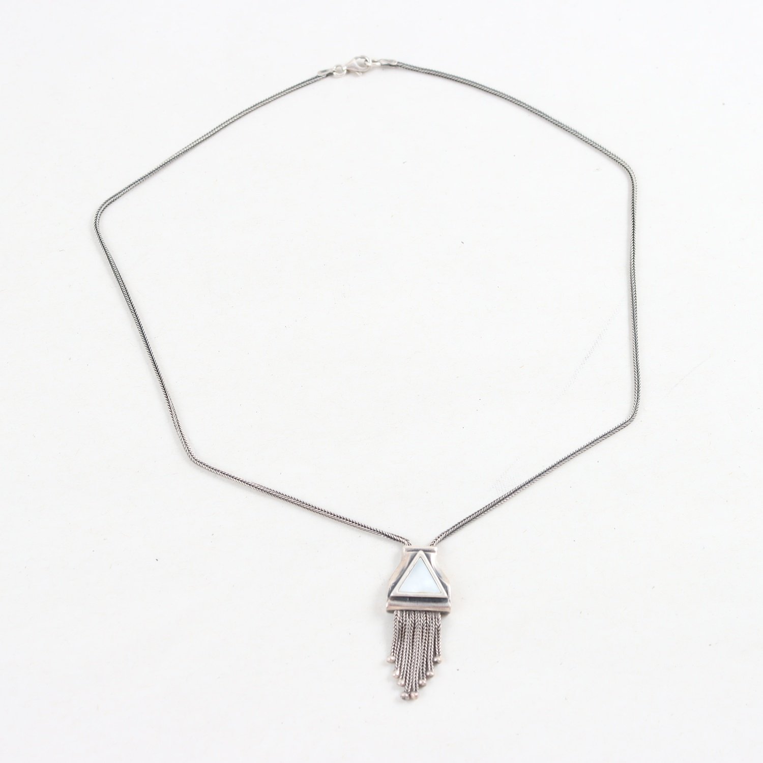 Halsband & Hänge, Silver, Vikt: 10,4 g.