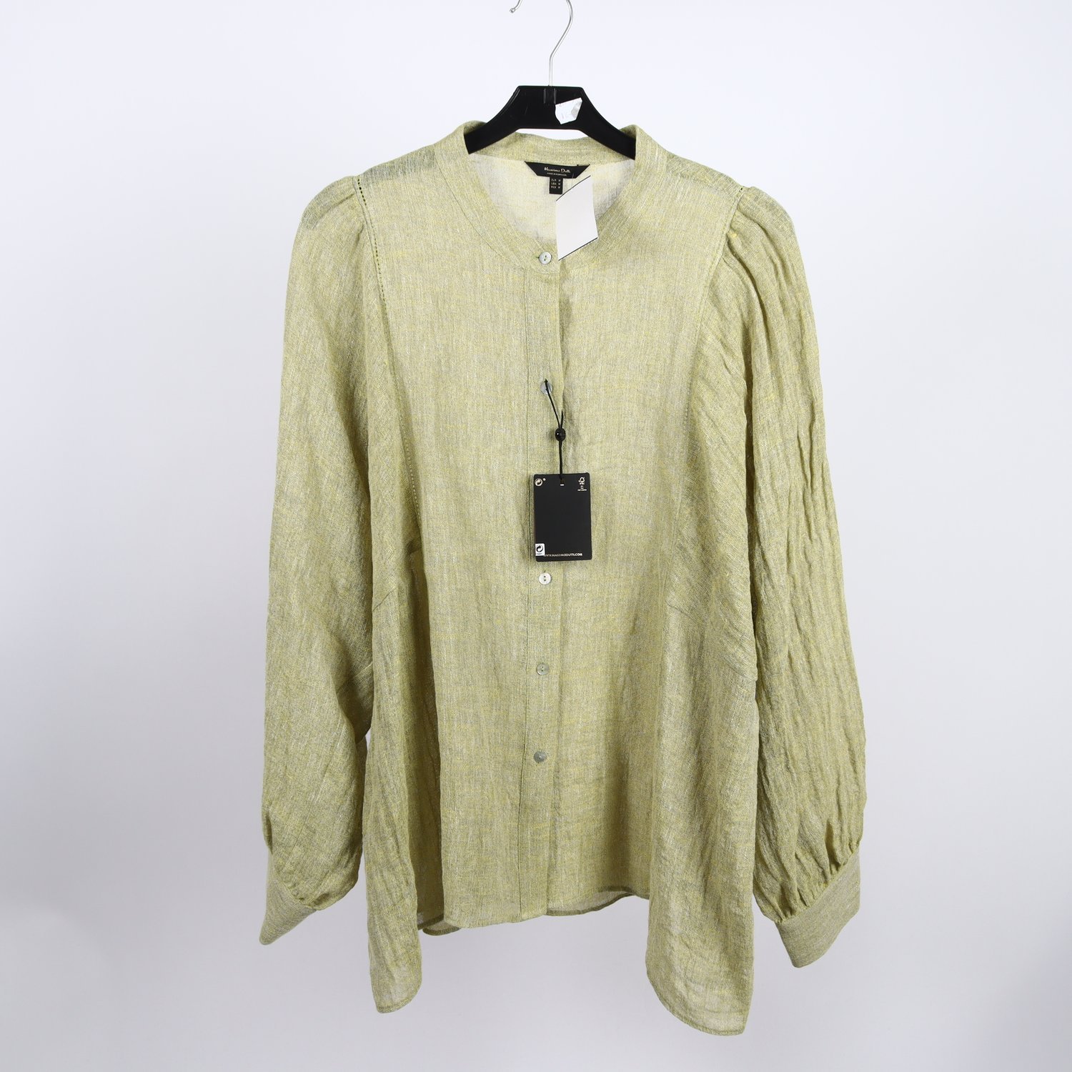 Blus, Massimo Dutti, grön, stl. M