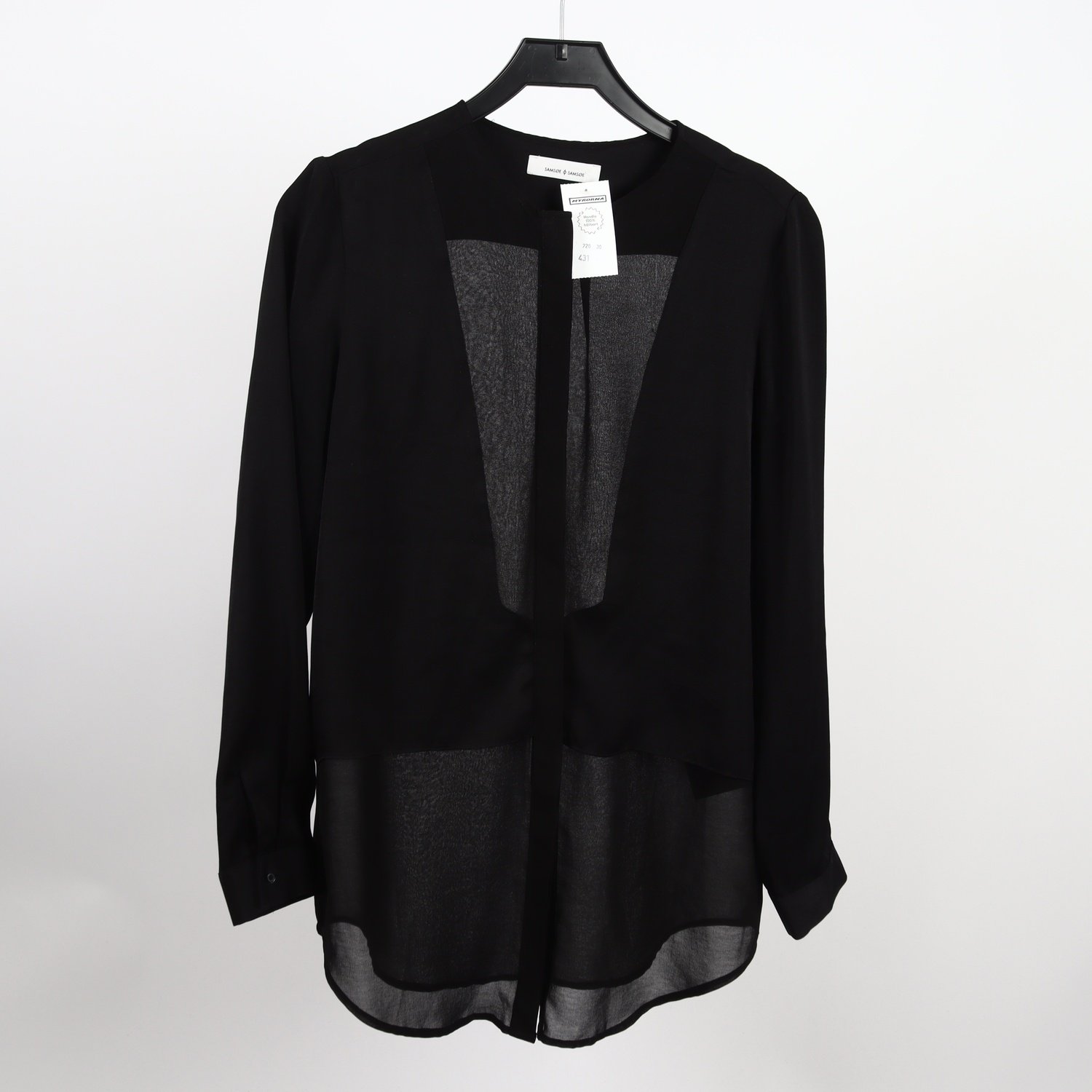 Blus, Samsøe Samsøe, svart, stl. M