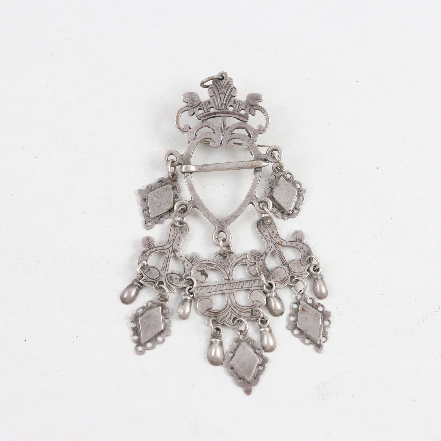 Hänge/Brosch, Silver, Vikt: 18,5 g.