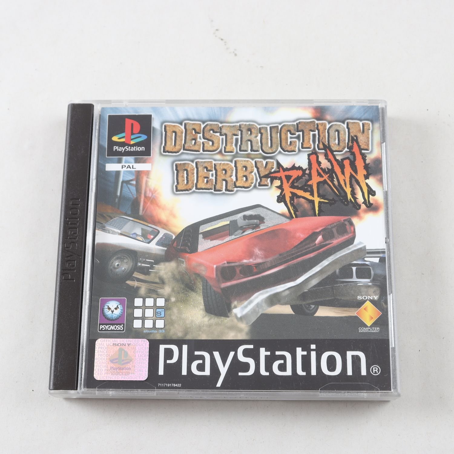 Spel Destruction Derby Raw, PlayStation
