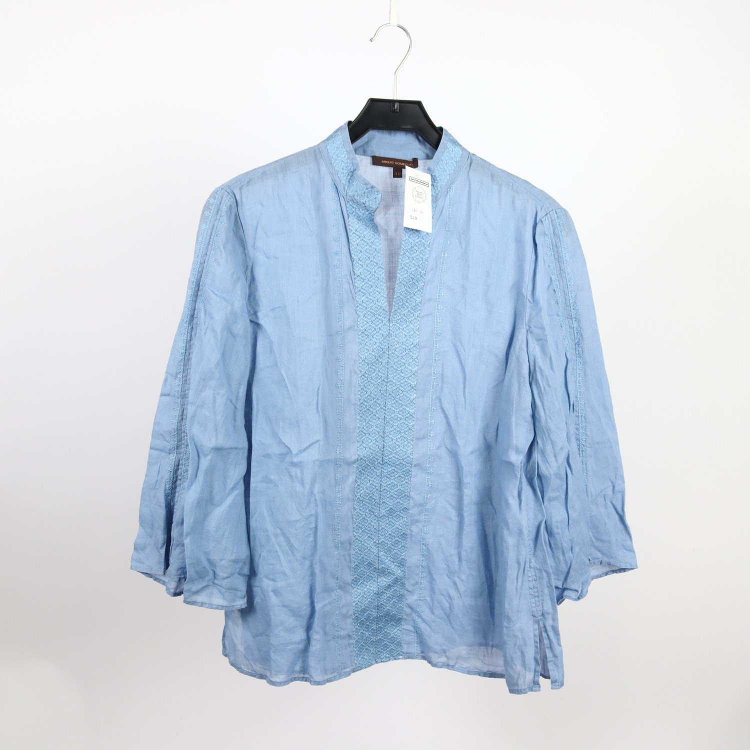 Blus, Adolfo Dominguez, blå, stl. 40