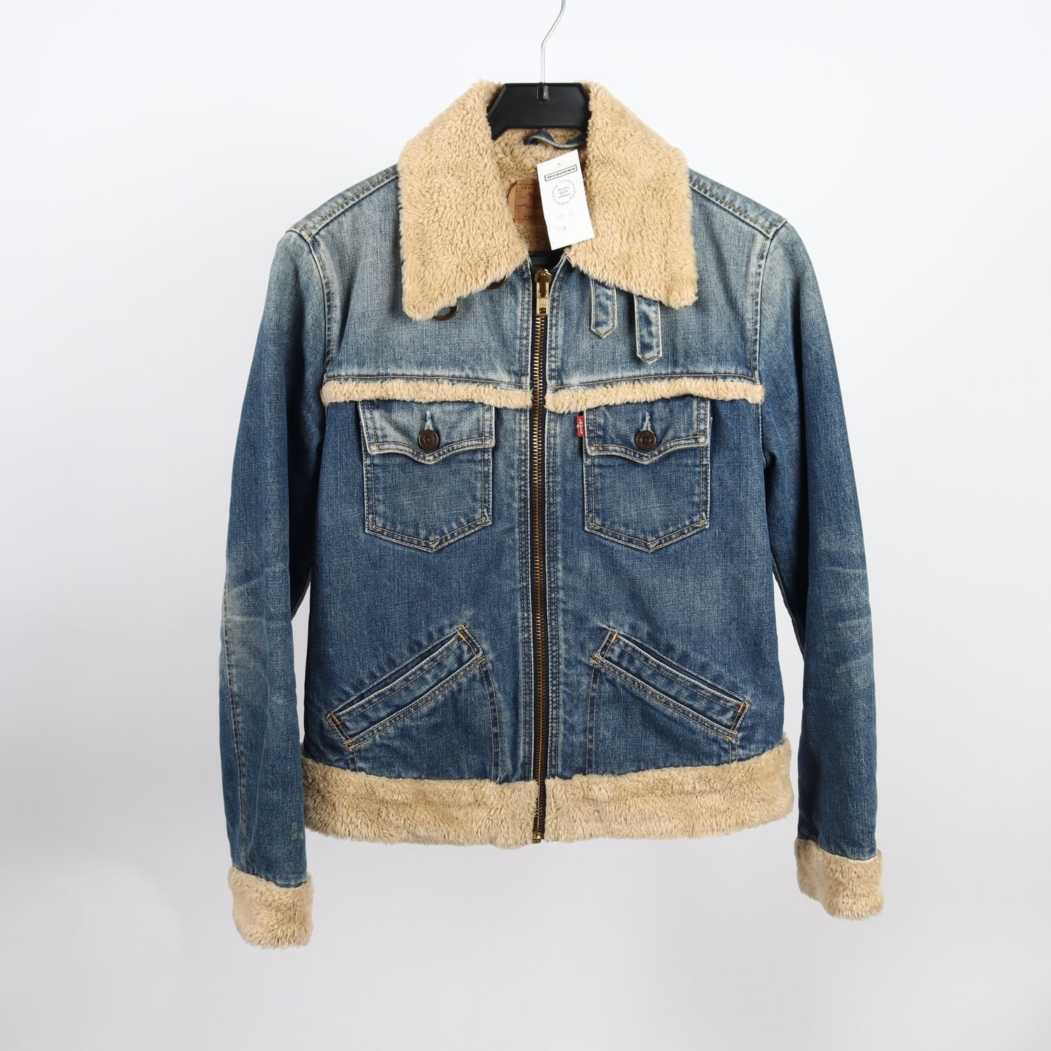 Jeansjacka, fodrad, Levis, blå, stl. S