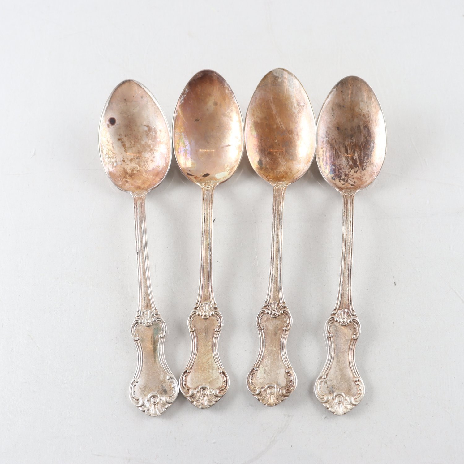 Skedar, silver, kattfot, 1954, 4 st