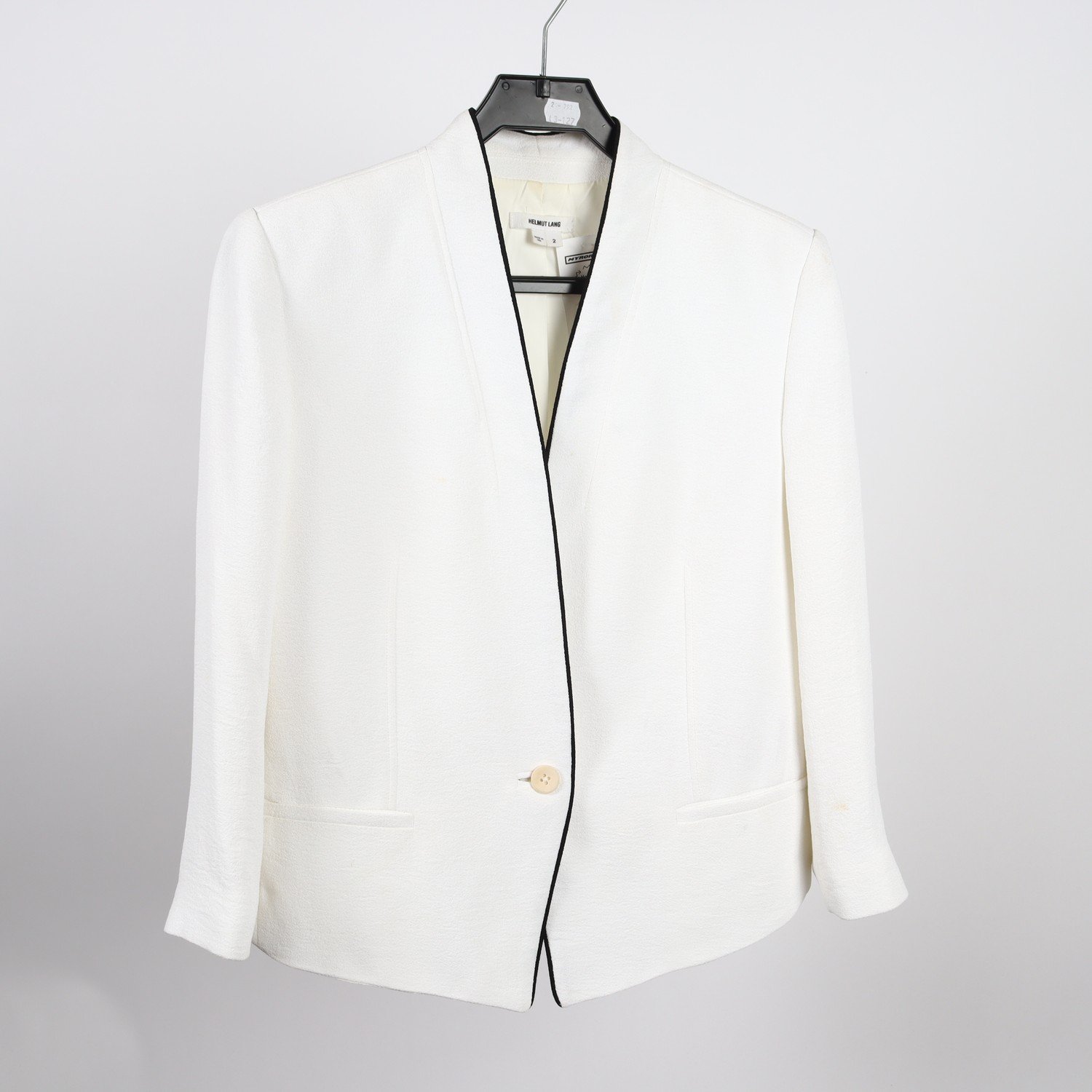 Kavaj, Helmut Lang, vit, stl.2 (XS)