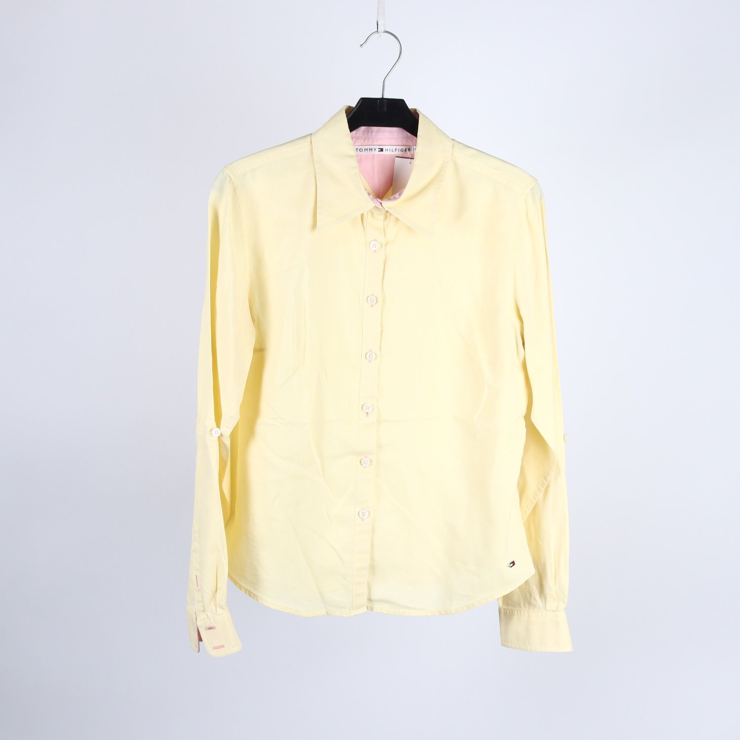 Blus, Tommy Hilfiger, gul, stl. 8 (M)