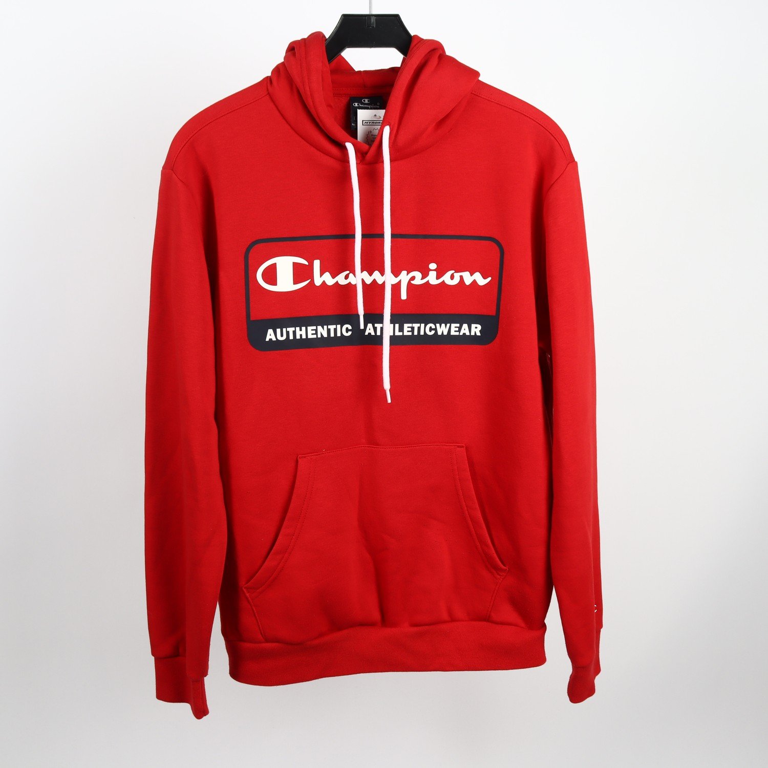 Hoodie, Champion, röd, stl. L
