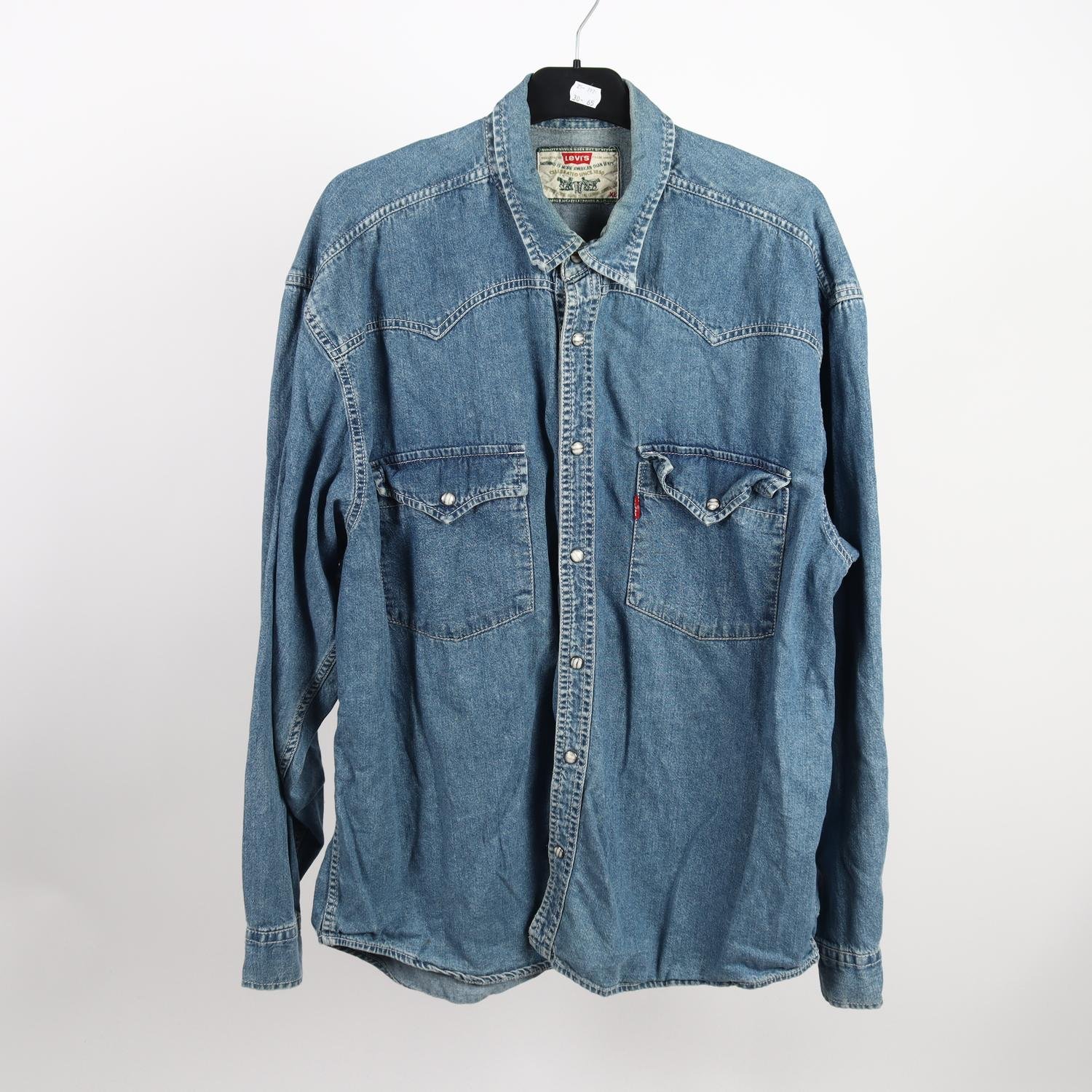 Jeansskjorta, Levi’s, vintage, stl. XL