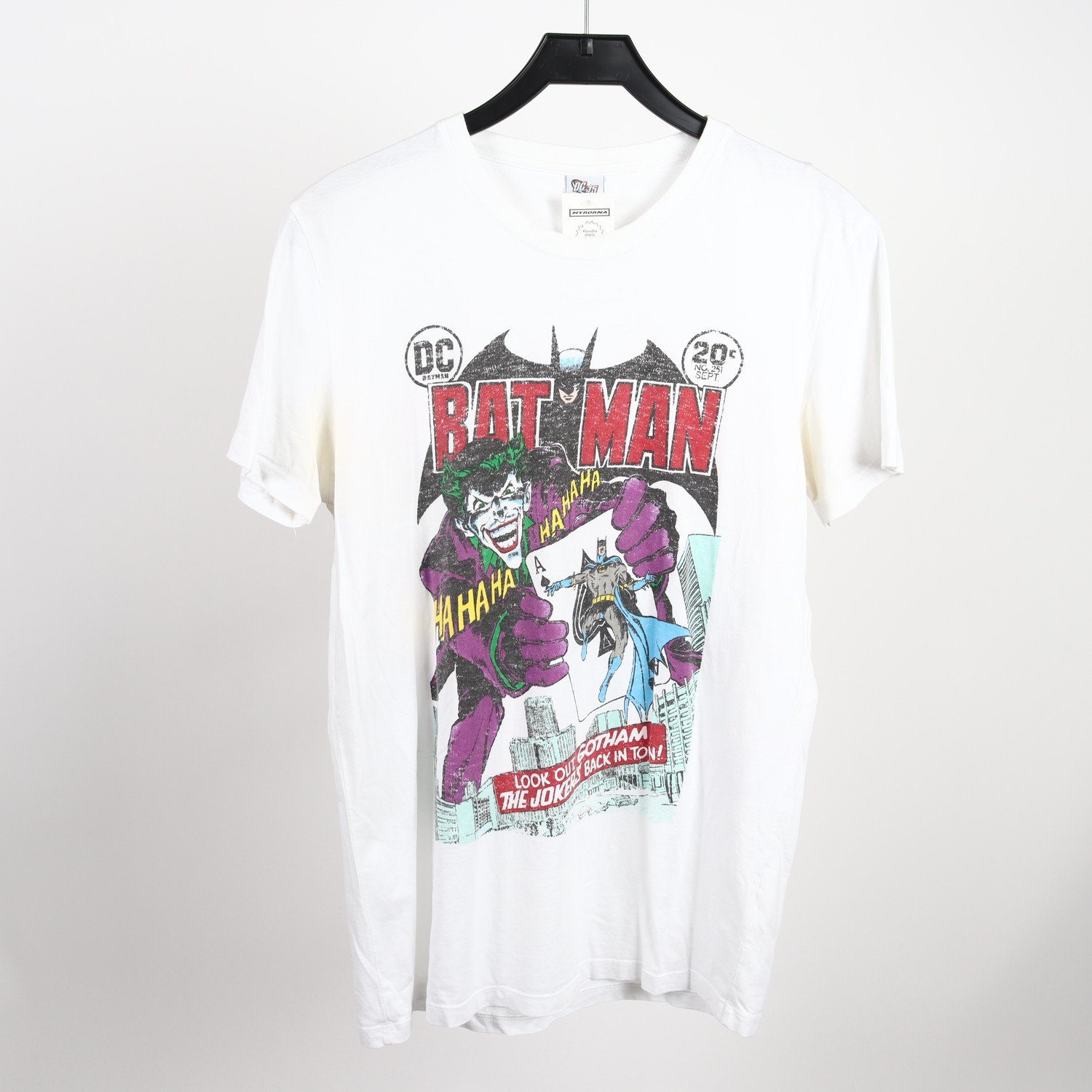 T-shirt, DC Comics, ”Batman”, vit, stl. L