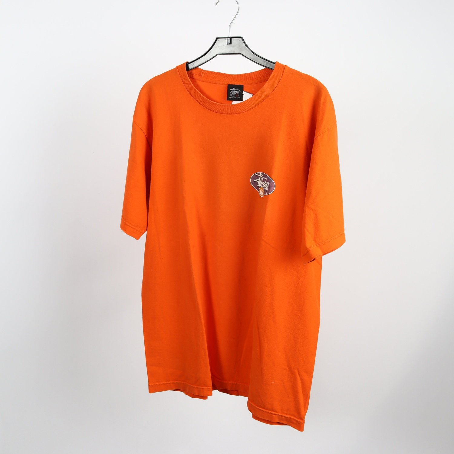 T-shirt, Stüssy, orange, stl. XL