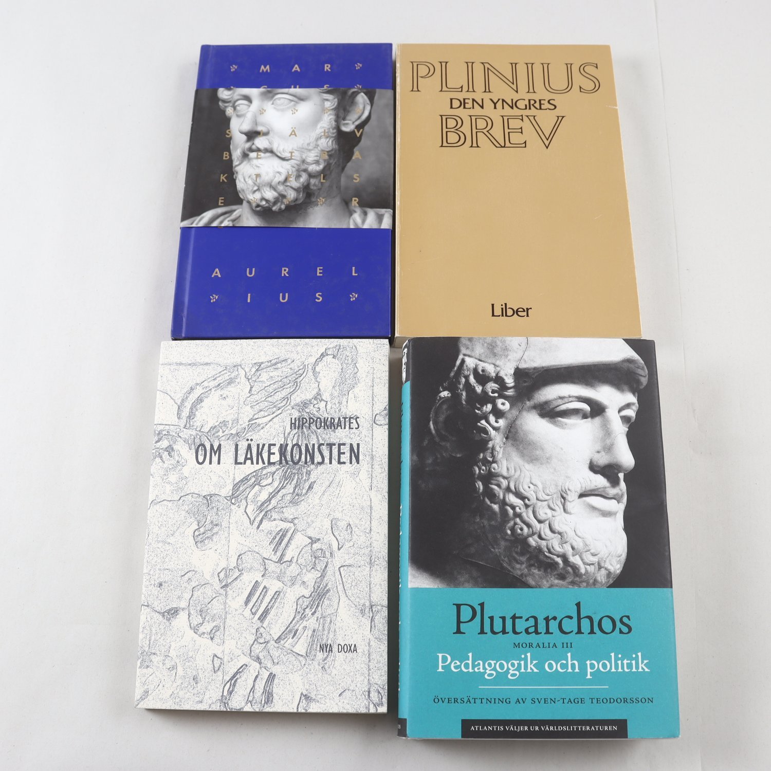 Antikens klassiker, bokpaket med 4 volymer. Samfraktas ej.