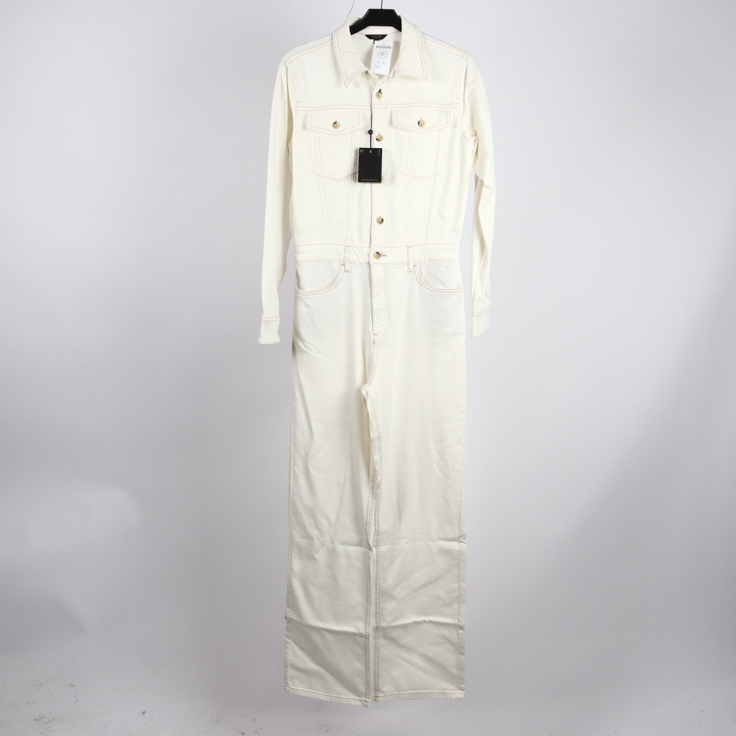 Byxdress, denim, offwhite, Massimo Dutti, stl. S