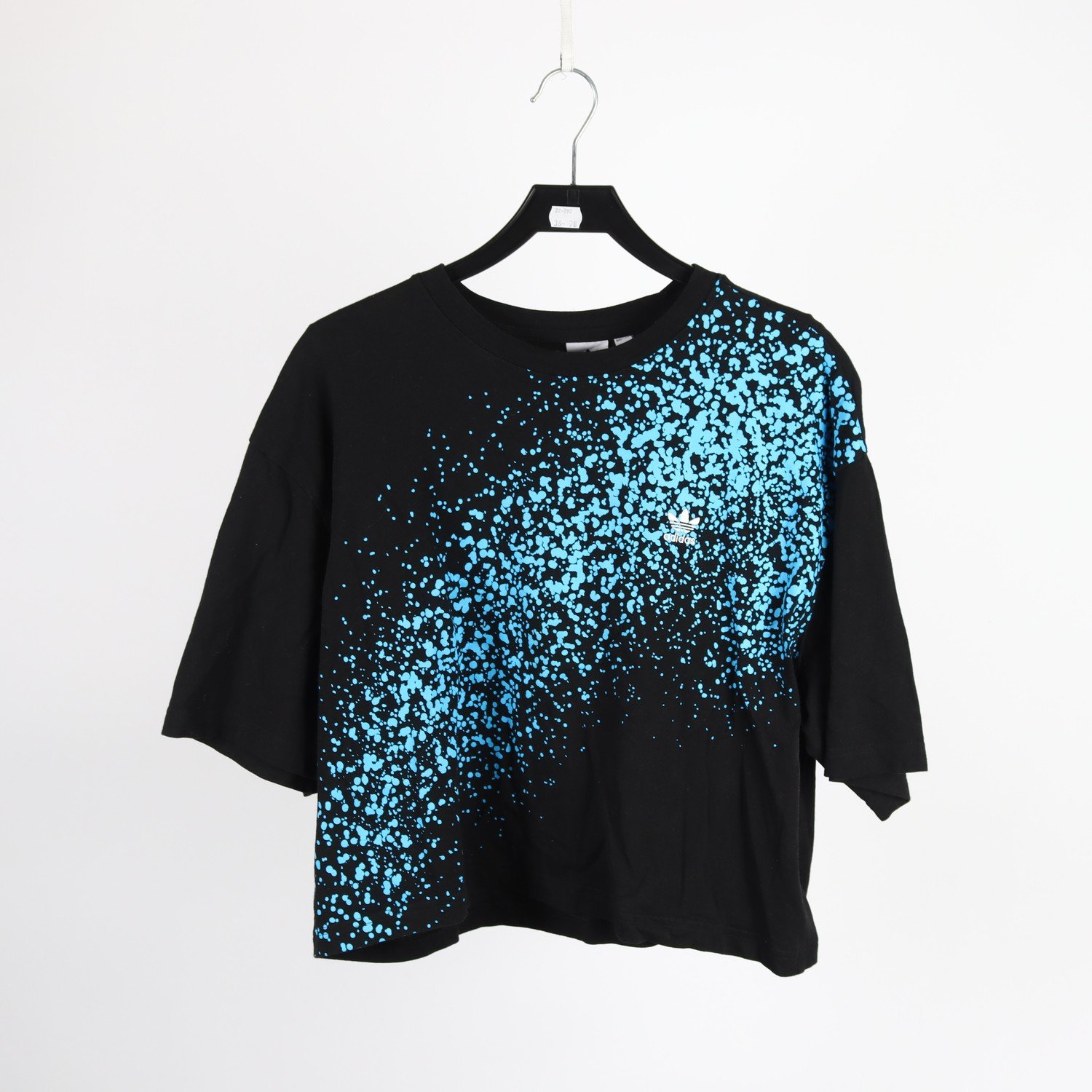 Tröja, Adidas, svart, blå, stl. 44