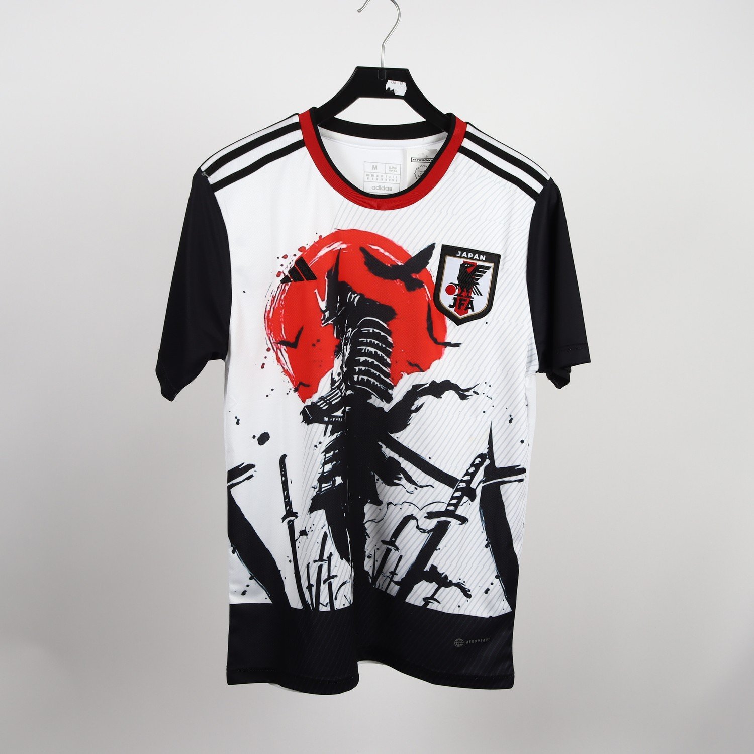 Sporttröja, Adidas, Japan, vit, svart, röd, stl. M