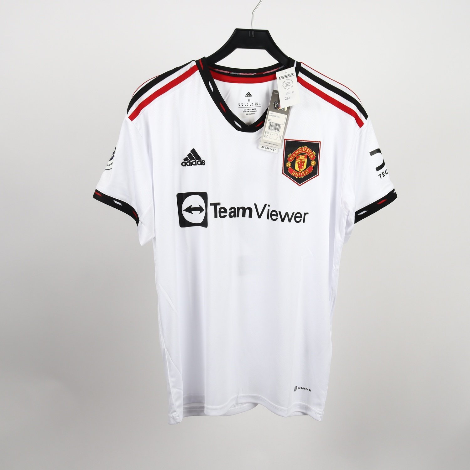 Sporttröja, Adidas, Manchester United, Lindelof 2, vit, stl. M
