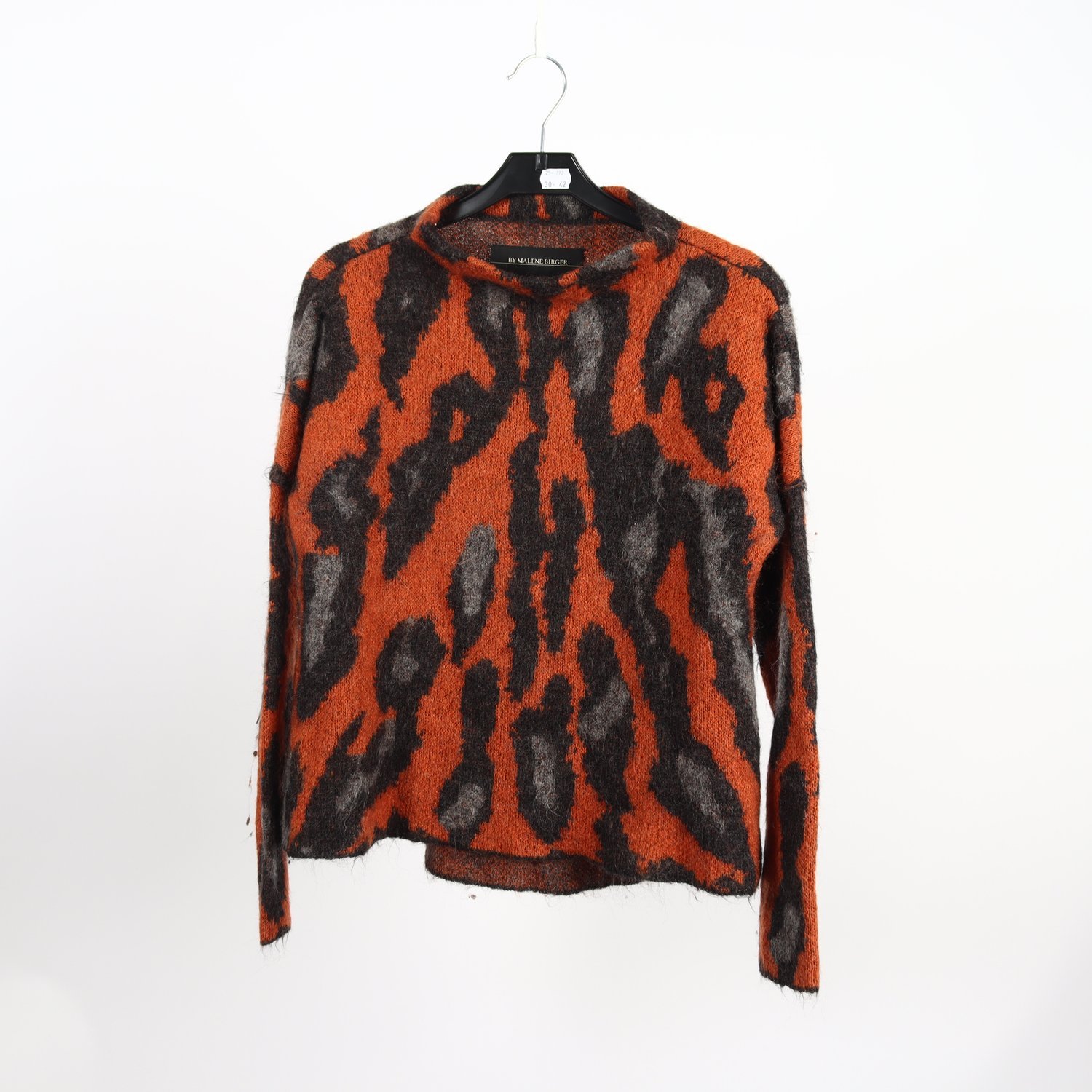 Stickad tröja, By Malene Birger, ull- & mohairblandning, stl. S